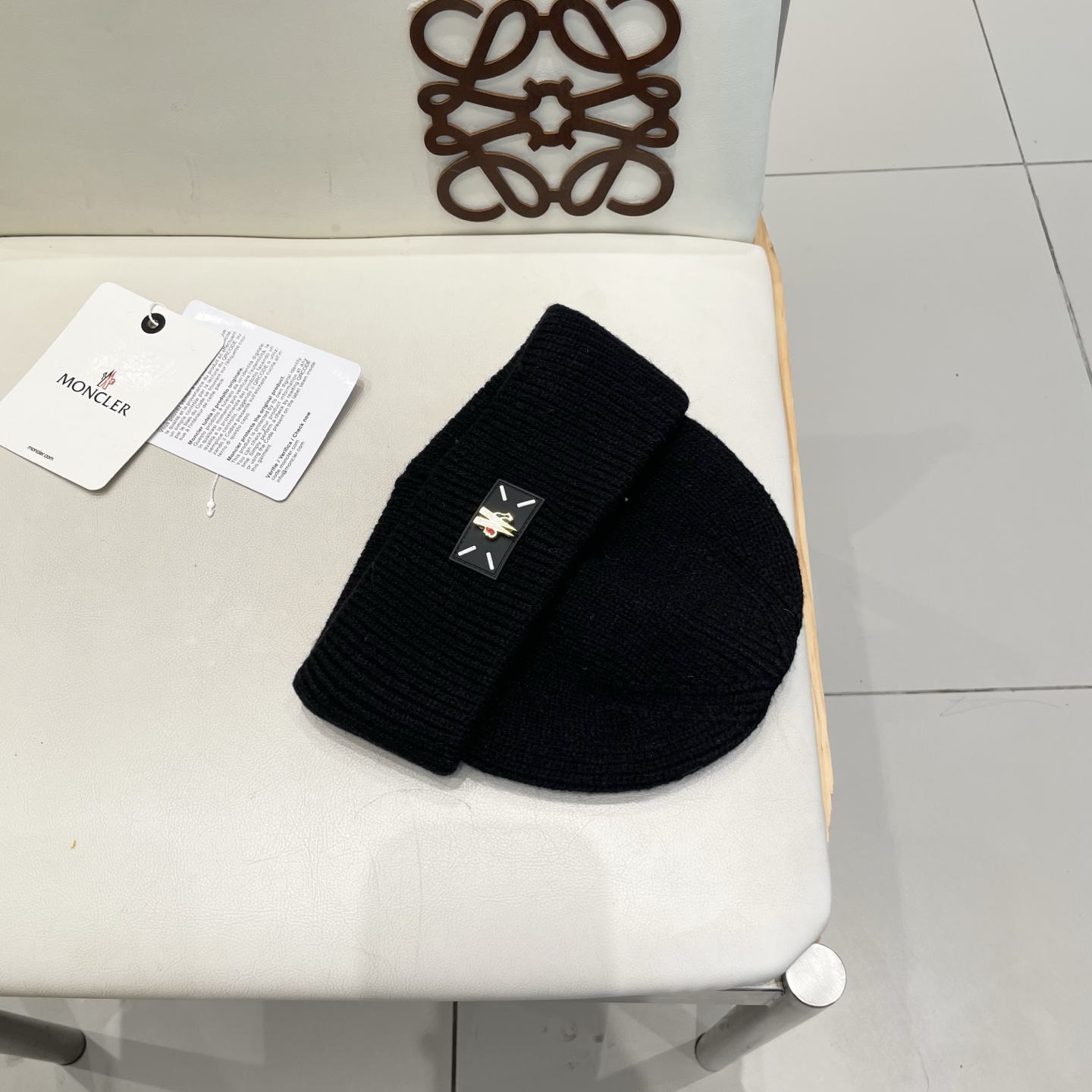  蒙口Moncler盟可睐💥官网经典针织帽，原单复刻.非常柔软亲肤，弹性很好💓有质感又非常百搭的款式~保
