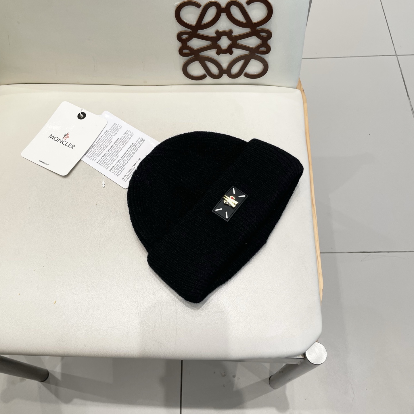  蒙口Moncler盟可睐💥官网经典针织帽，原单复刻.非常柔软亲肤，弹性很好💓有质感又非常百搭的款式~保