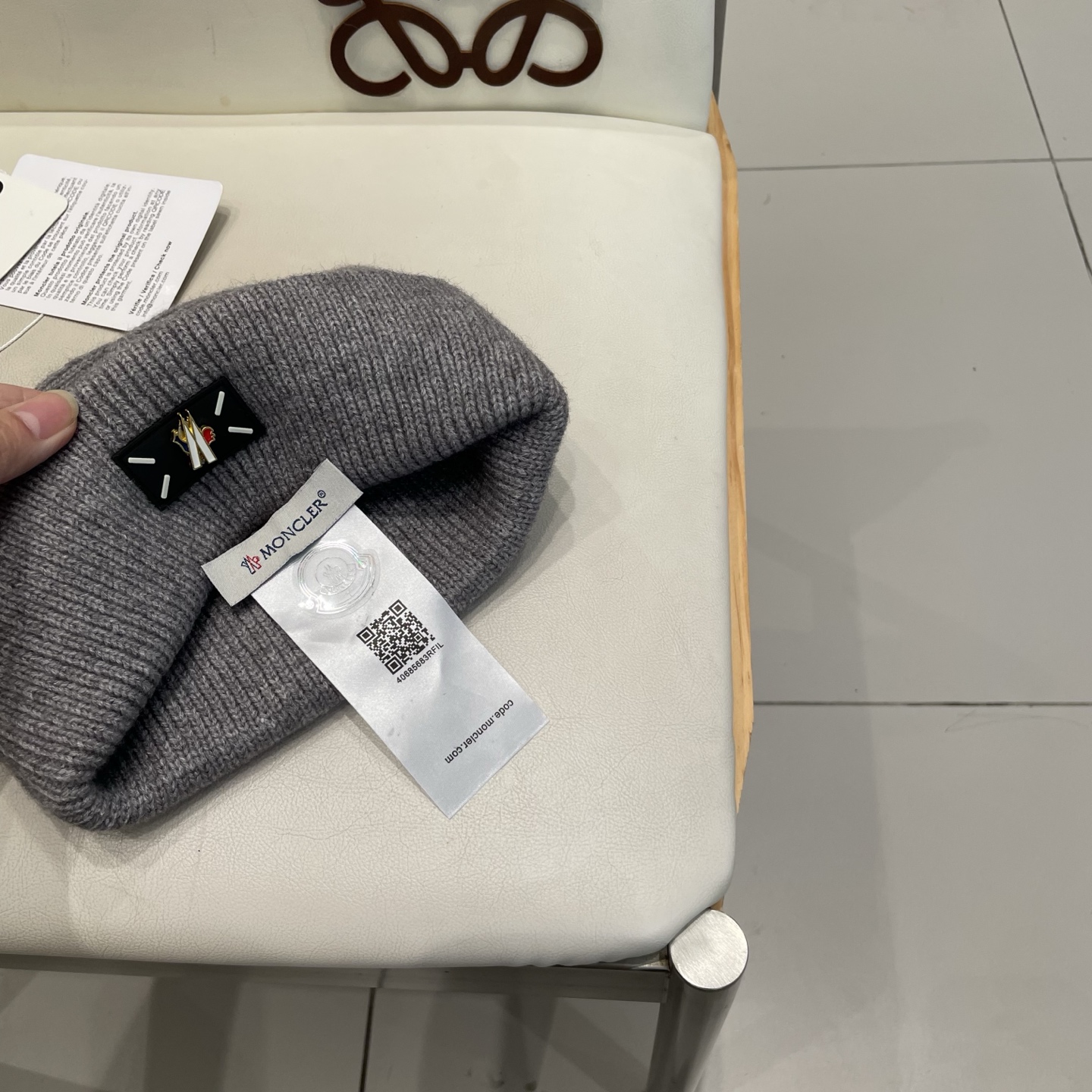  蒙口Moncler盟可睐💥官网经典针织帽，原单复刻.非常柔软亲肤，弹性很好💓有质感又非常百搭的款式~保