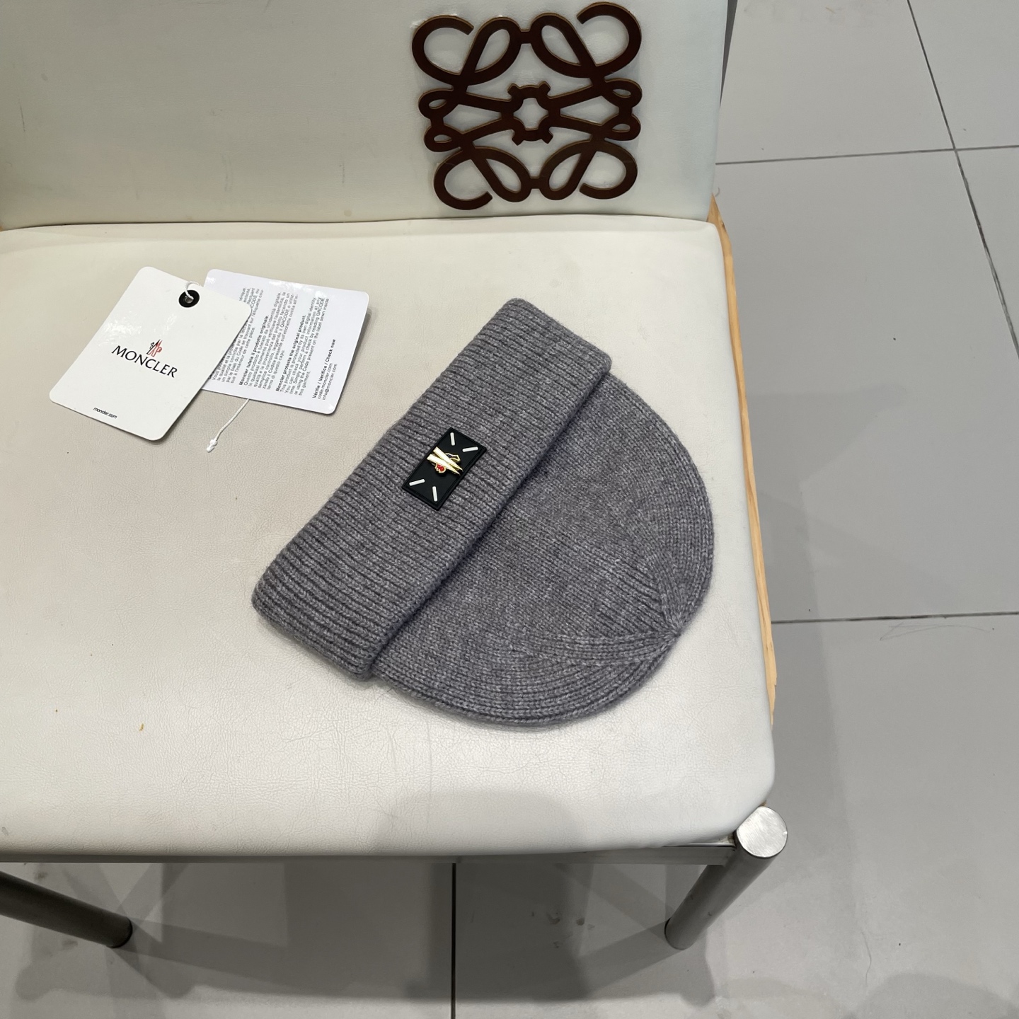 蒙口Moncler盟可睐💥官网经典针织帽，原单复刻.非常柔软亲肤，弹性很好💓有质感又非常百搭的款式~保