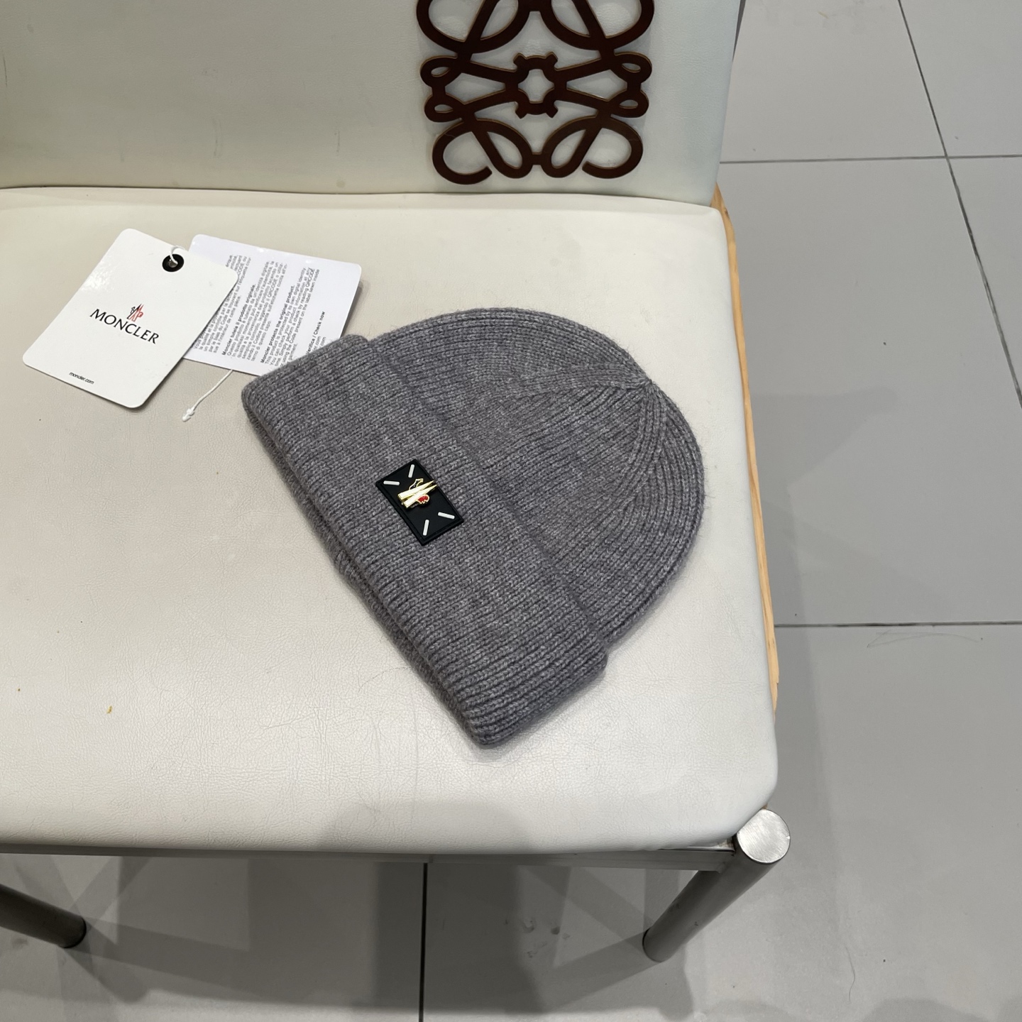  蒙口Moncler盟可睐💥官网经典针织帽，原单复刻.非常柔软亲肤，弹性很好💓有质感又非常百搭的款式~保