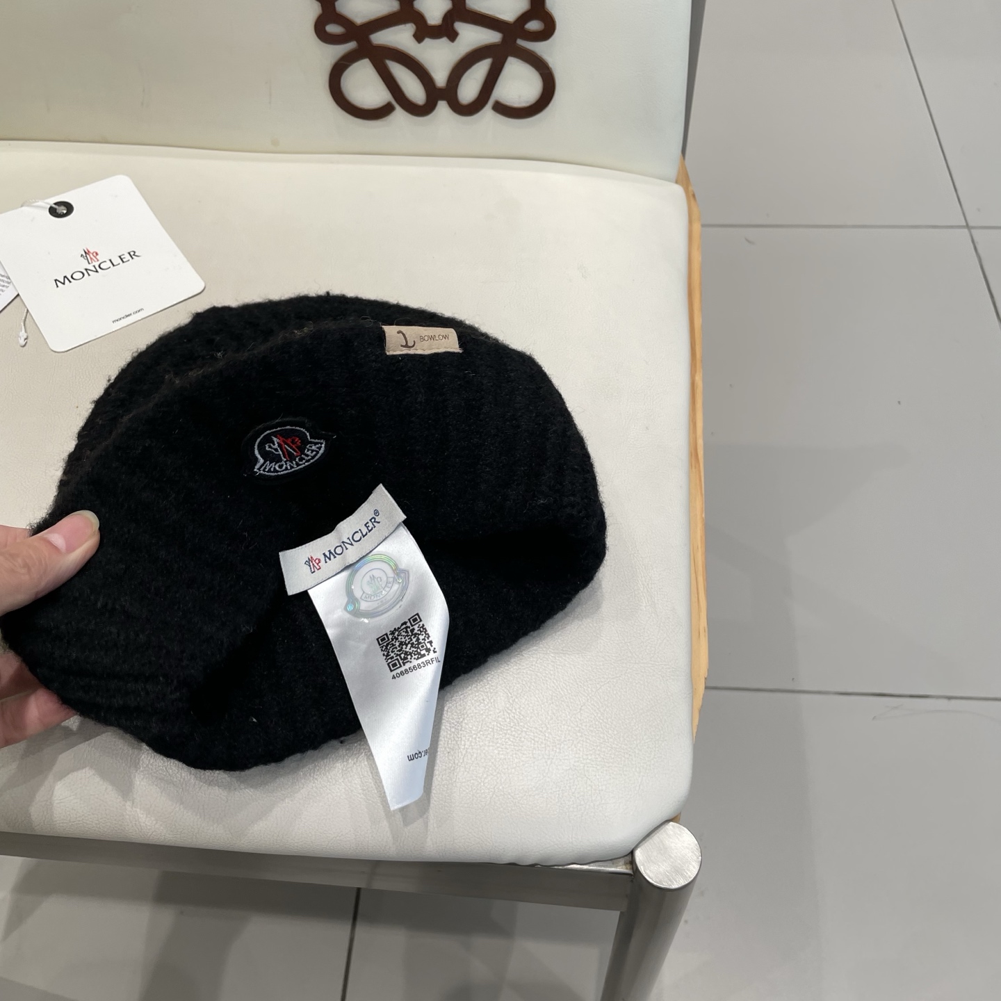   蒙口Moncler盟可睐💥新款经典针织帽，非常柔软亲肤，弹性很好💓有质感又非常百搭的款式~保暖的  