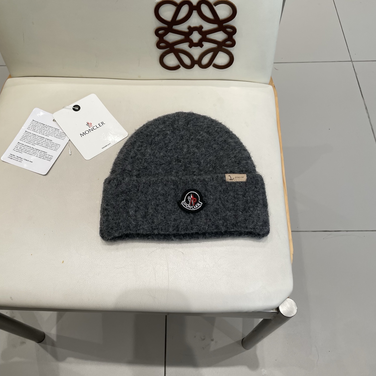   蒙口Moncler盟可睐💥新款经典针织帽，非常柔软亲肤，弹性很好💓有质感又非常百搭的款式~保暖的  