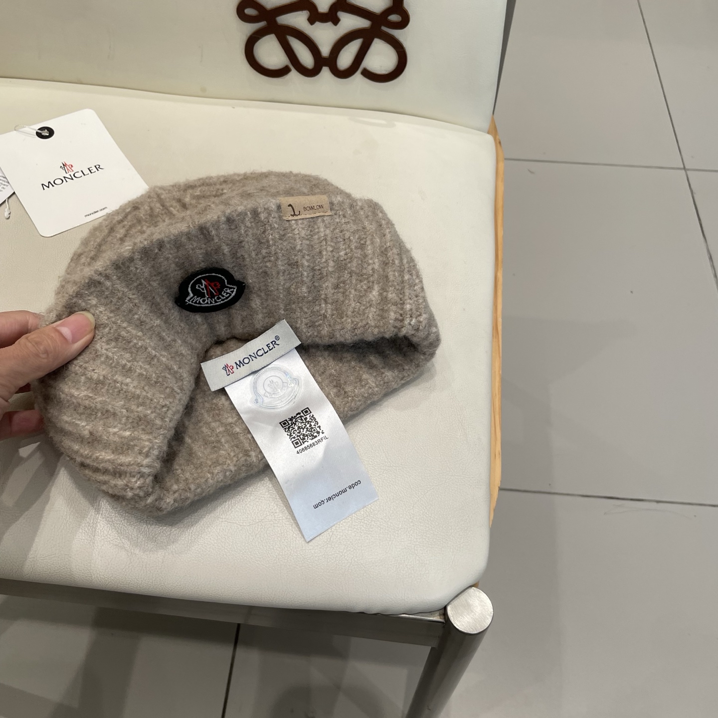   蒙口Moncler盟可睐💥新款经典针织帽，非常柔软亲肤，弹性很好💓有质感又非常百搭的款式~保暖的  