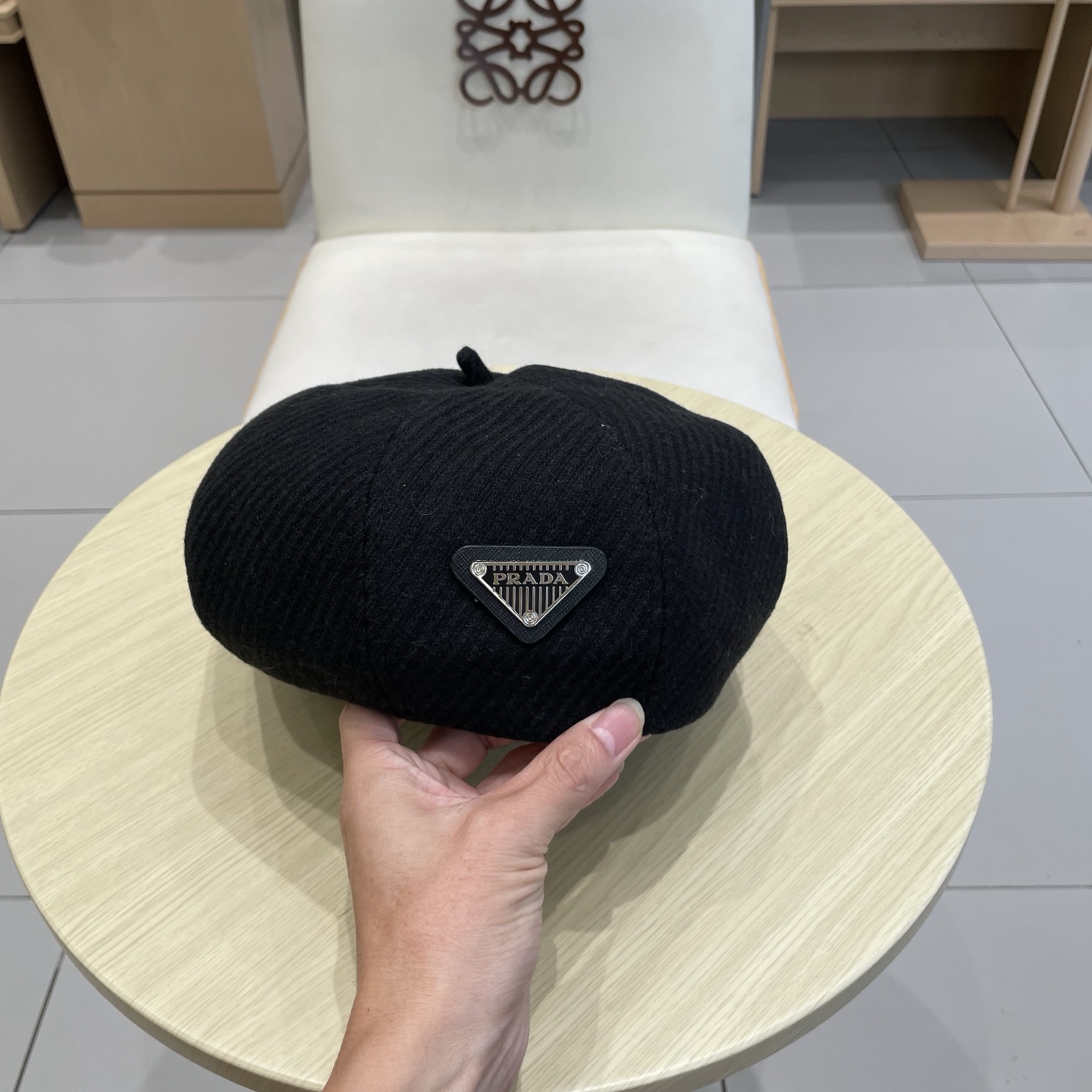 🆕rada普拉达秋冬保暖纹理显瘦减龄毛呢贝雷帽子女网红小众休闲百搭时尚画家帽