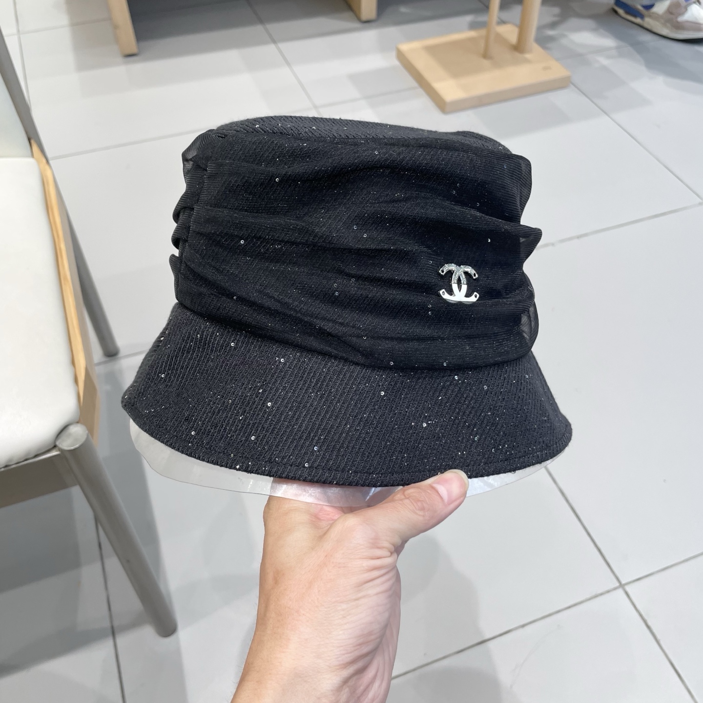 chanel香奈儿新款渔夫帽，秋冬头围57cm