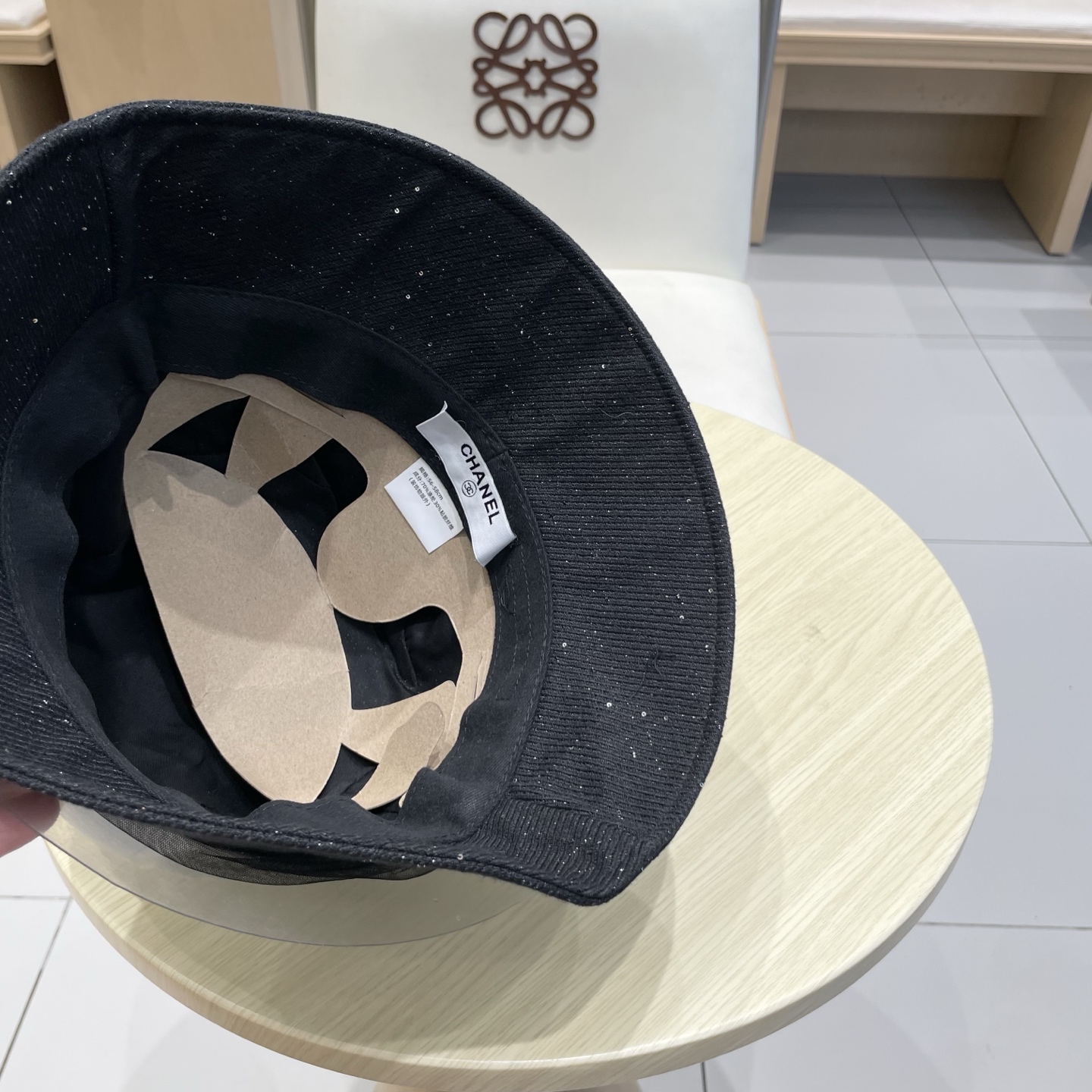 chanel香奈儿新款渔夫帽，秋冬头围57cm