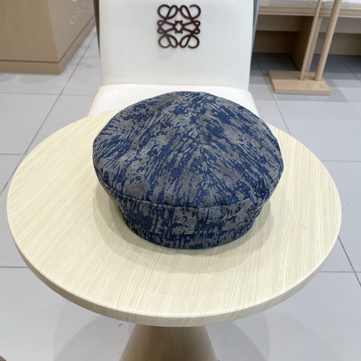  Lv路易威登秋冬新款韩版高端牛仔植绒八角帽女时尚休闲贝雷帽百搭显脸渔夫帽