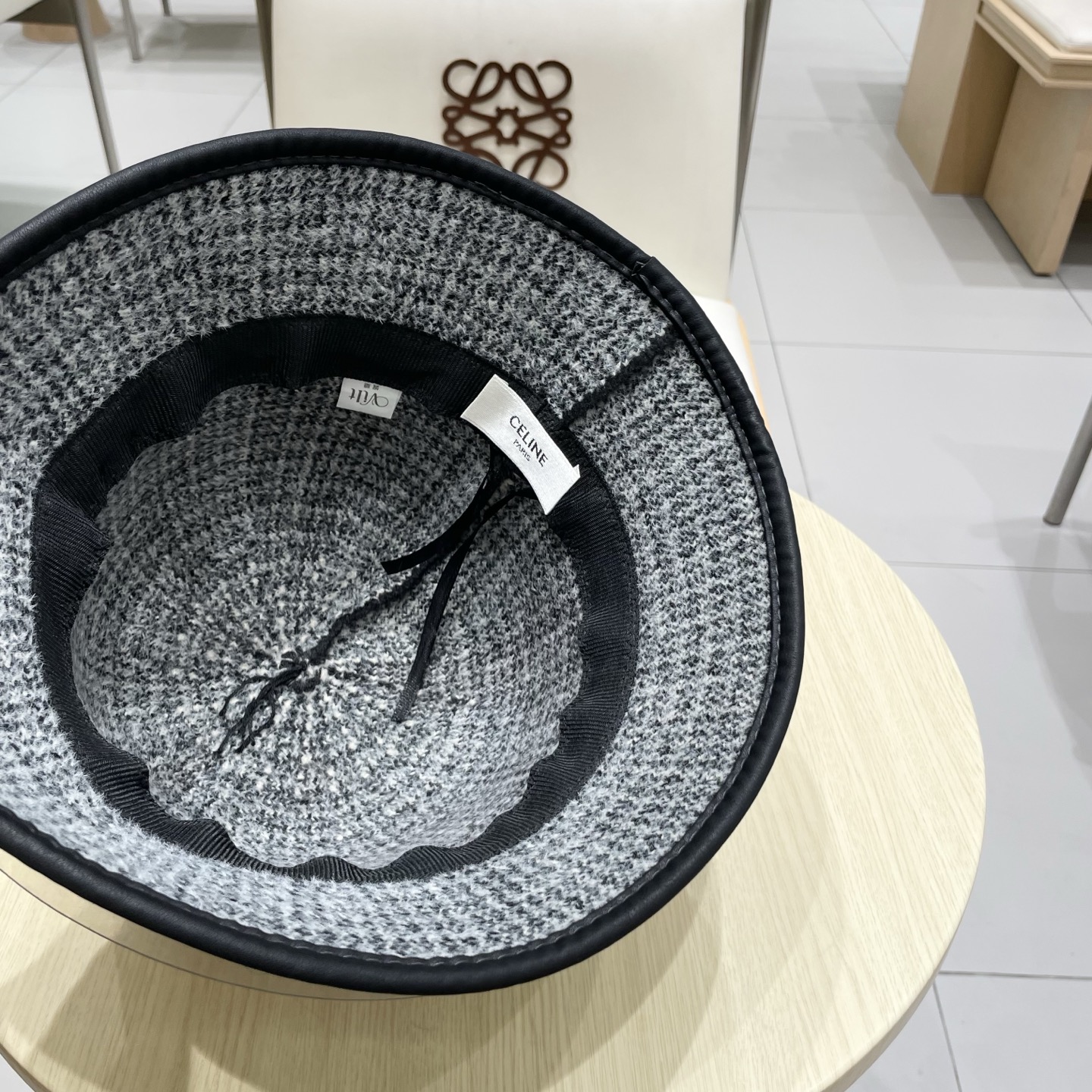  塞琳celine费尔岛风含羊毛针织渔夫帽女秋冬季韩版显脸小保暖大头围毛线帽子