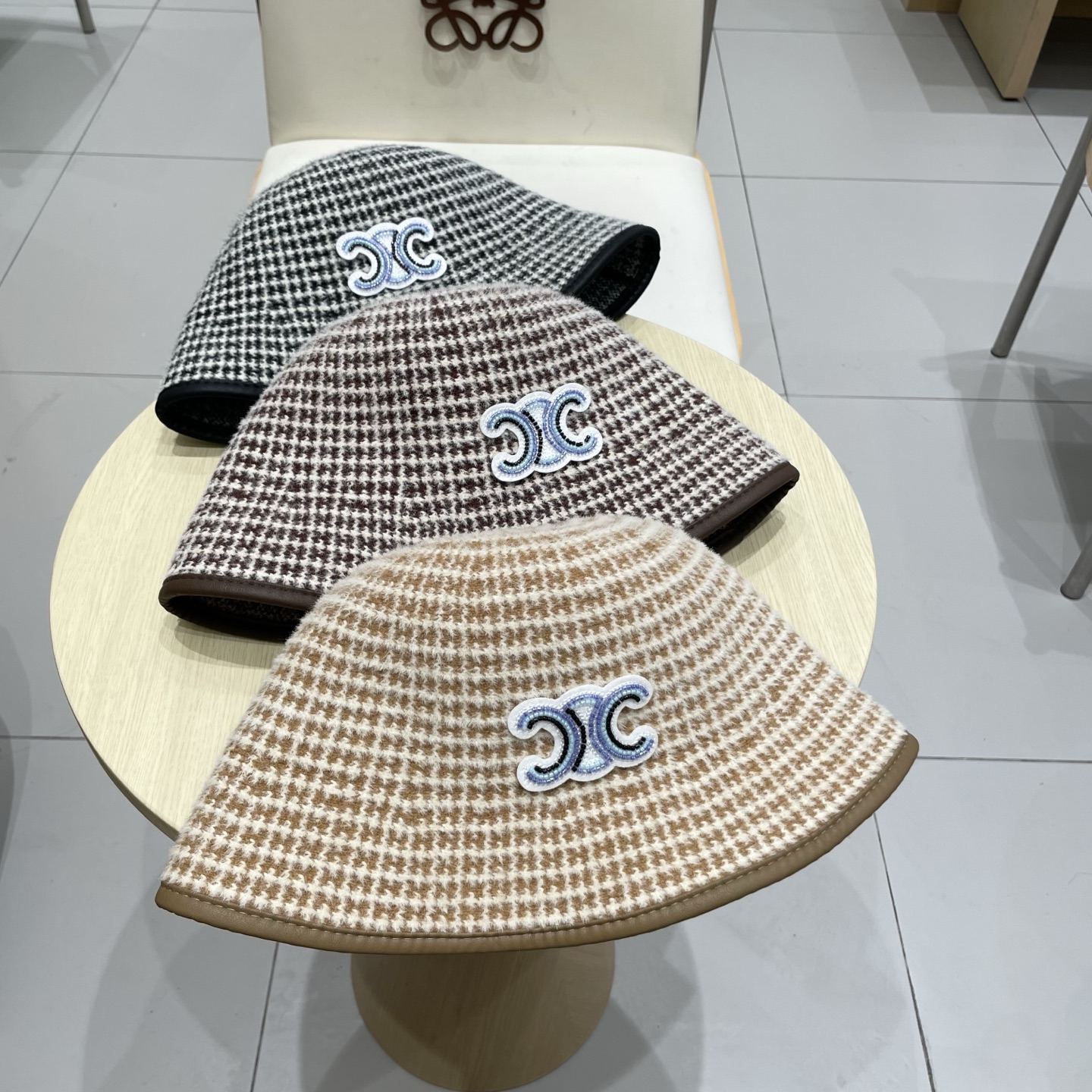  塞琳celine费尔岛风含羊毛针织渔夫帽女秋冬季韩版显脸小保暖大头围毛线帽子