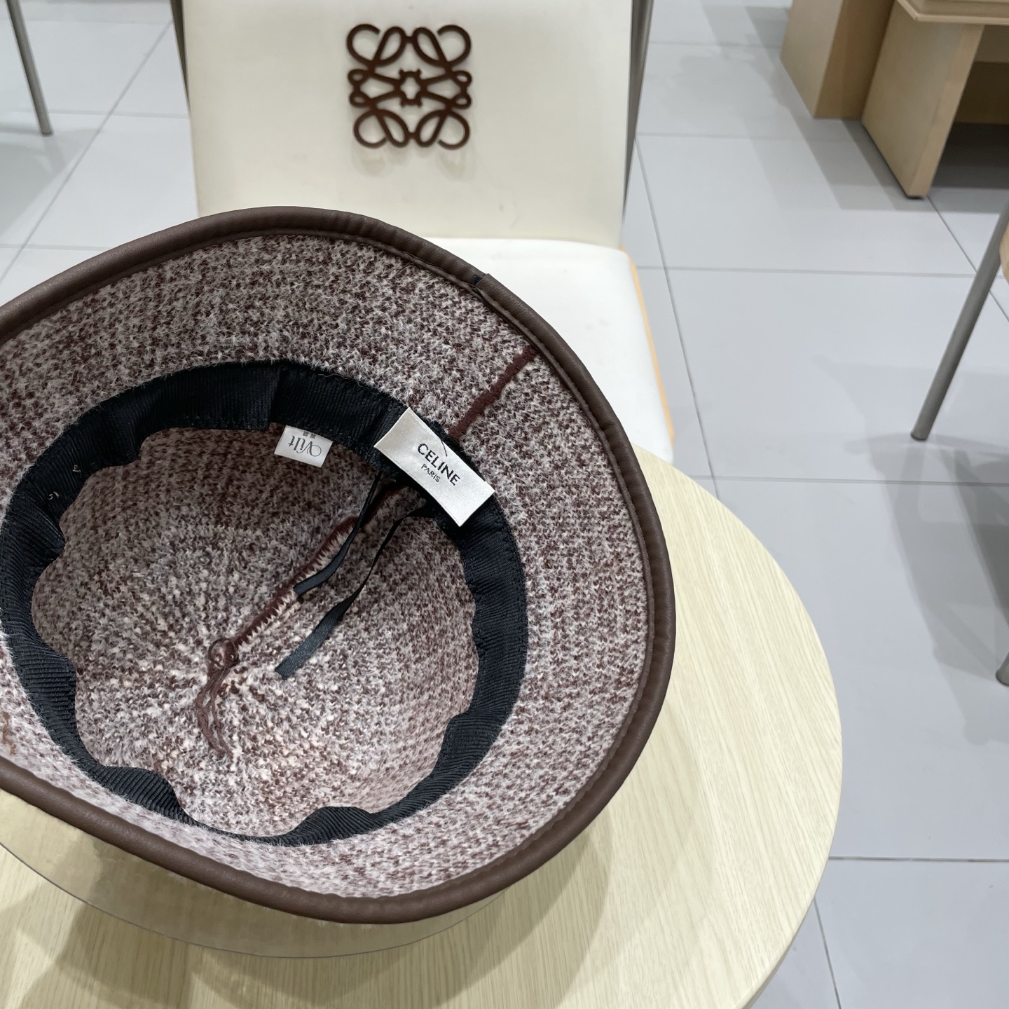  塞琳celine费尔岛风含羊毛针织渔夫帽女秋冬季韩版显脸小保暖大头围毛线帽子