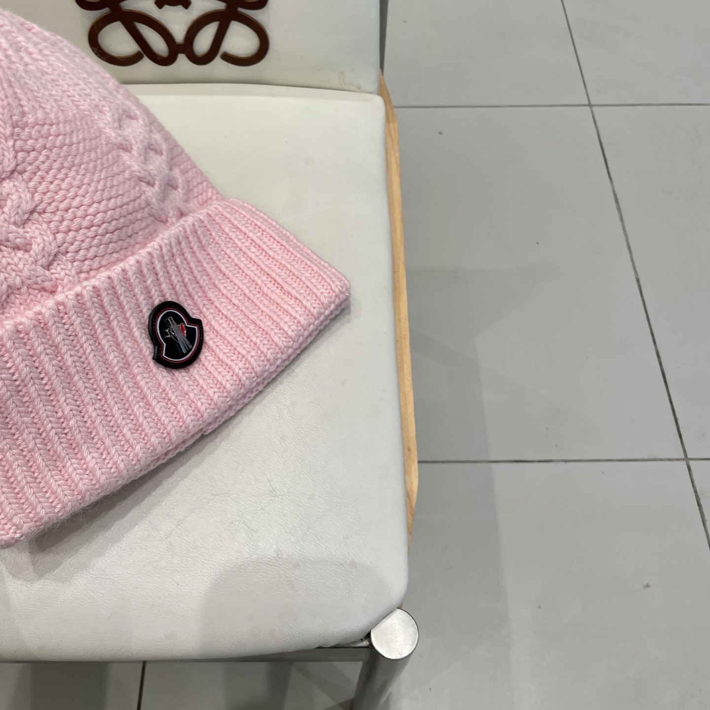  蒙口MONCLER羊毛🦙加兔毛针织帽子女士秋冬季毛球加厚款保暖护耳百搭韩毛线帽堆堆帽潮