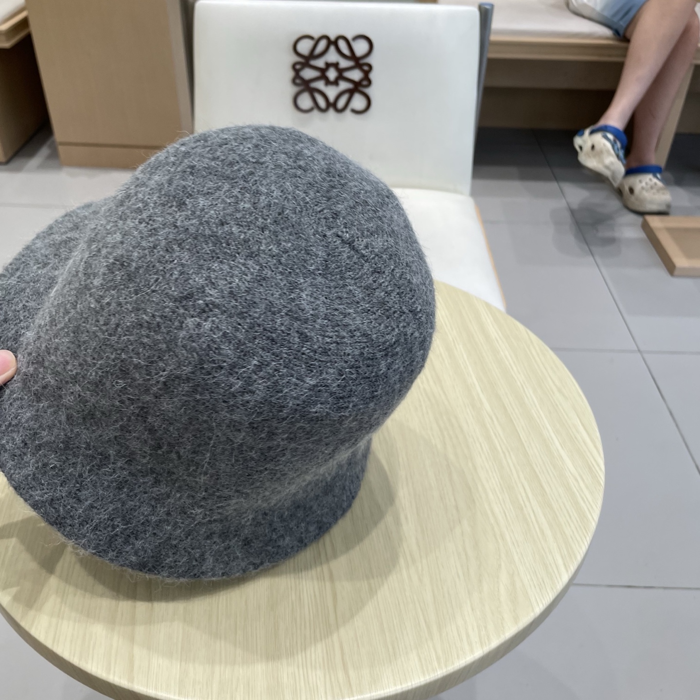  Chrome Hearts 克罗心高品质软糯羊驼毛针织渔夫帽子女秋冬季百搭韩版显脸小盆帽大头围水桶帽