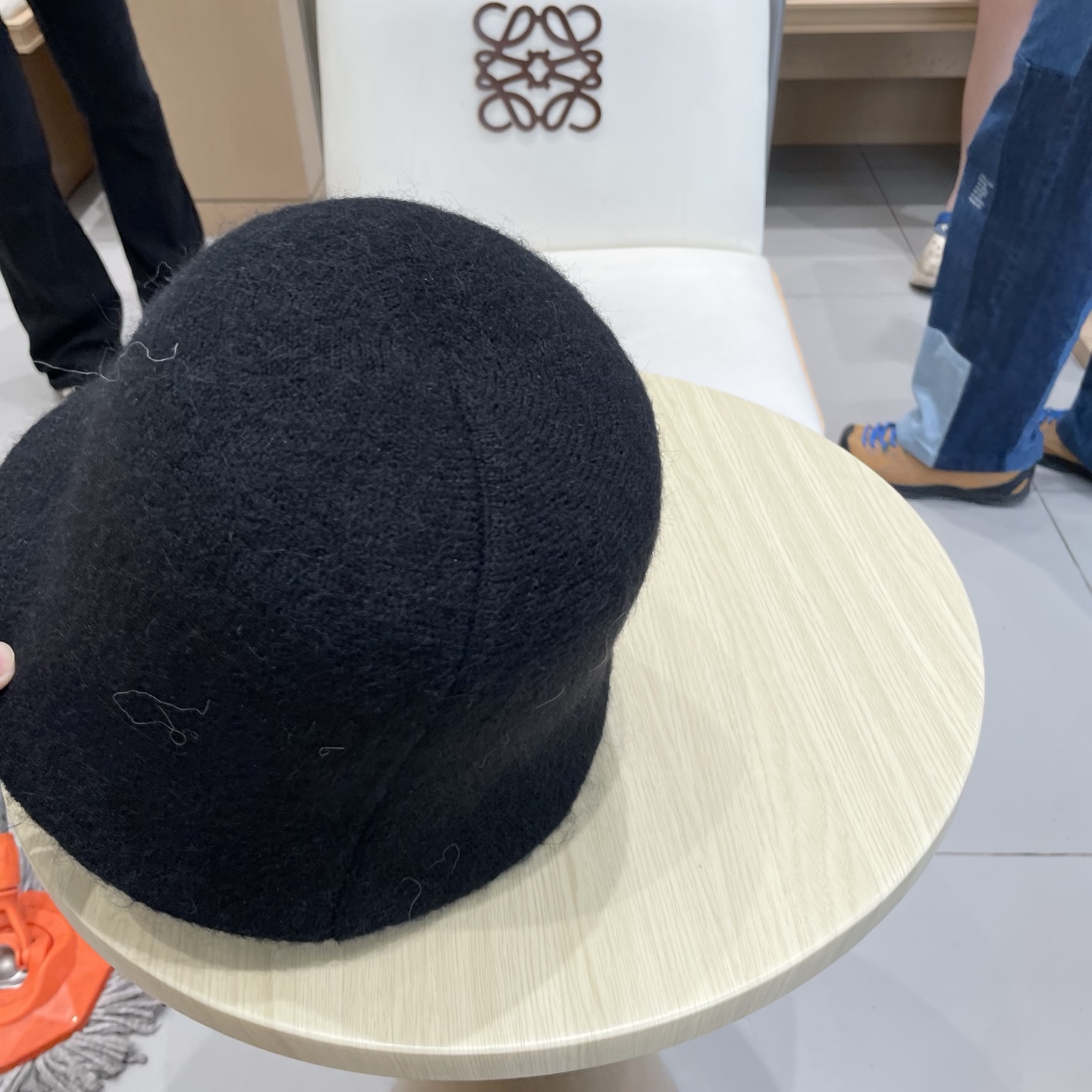  Chrome Hearts 克罗心高品质软糯羊驼毛针织渔夫帽子女秋冬季百搭韩版显脸小盆帽大头围水桶帽