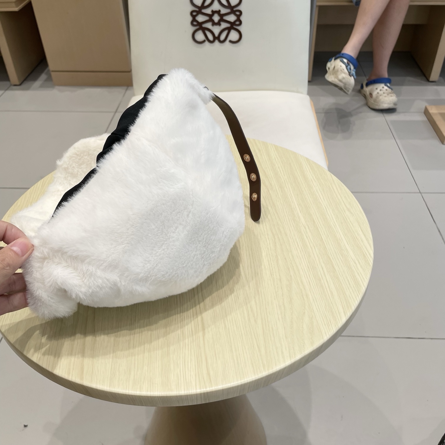 蒙口MONCLER毛绒棒球帽子女冬季2025新款宽帽檐大脸显脸小适合方圆脸鸭舌帽