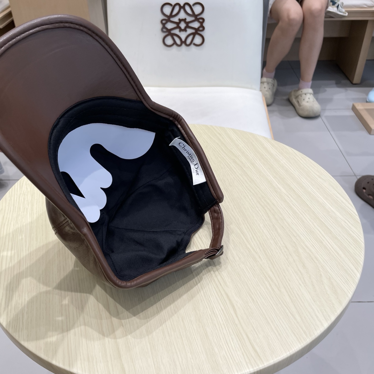 迪奥DIOR秋冬新款韩版纯色绵羊皮棒球帽男女高端时尚简约百搭显脸小鸭舌帽