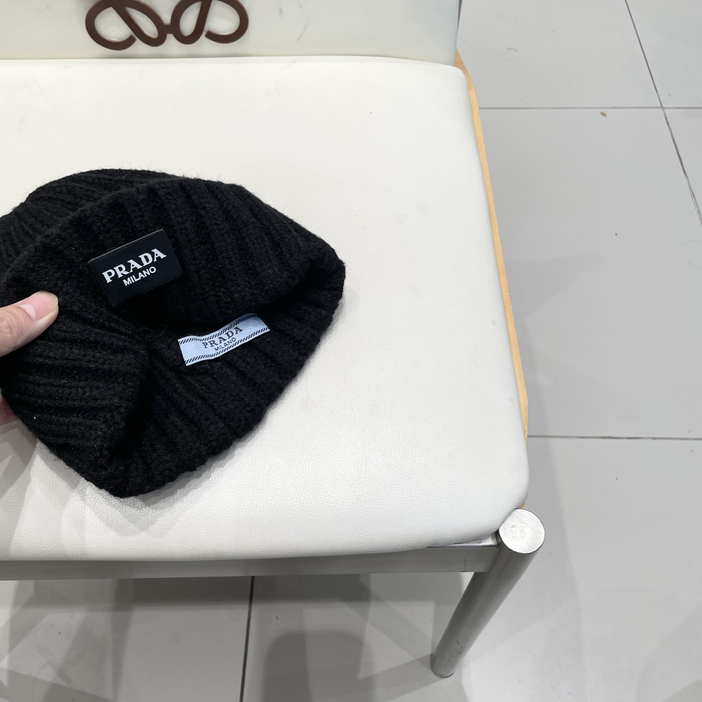 普拉达🐰秋冬毛线帽简直质感从头开始了！巨推荐大家这顶不管什么类型的衣服都好配💖休闲和甜美都能牢牢拿捏