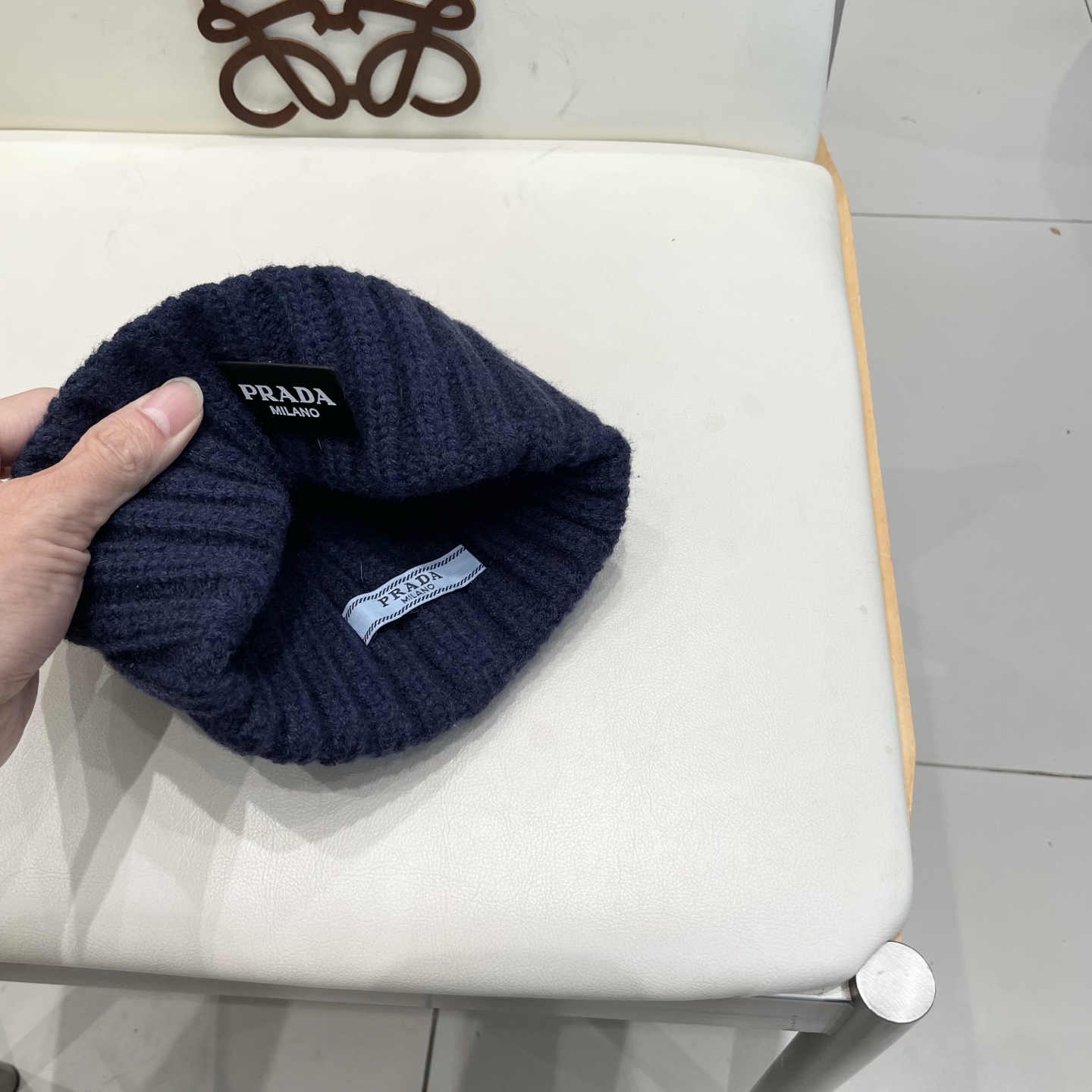 普拉达🐰秋冬毛线帽简直质感从头开始了！巨推荐大家这顶不管什么类型的衣服都好配💖休闲和甜美都能牢牢拿捏