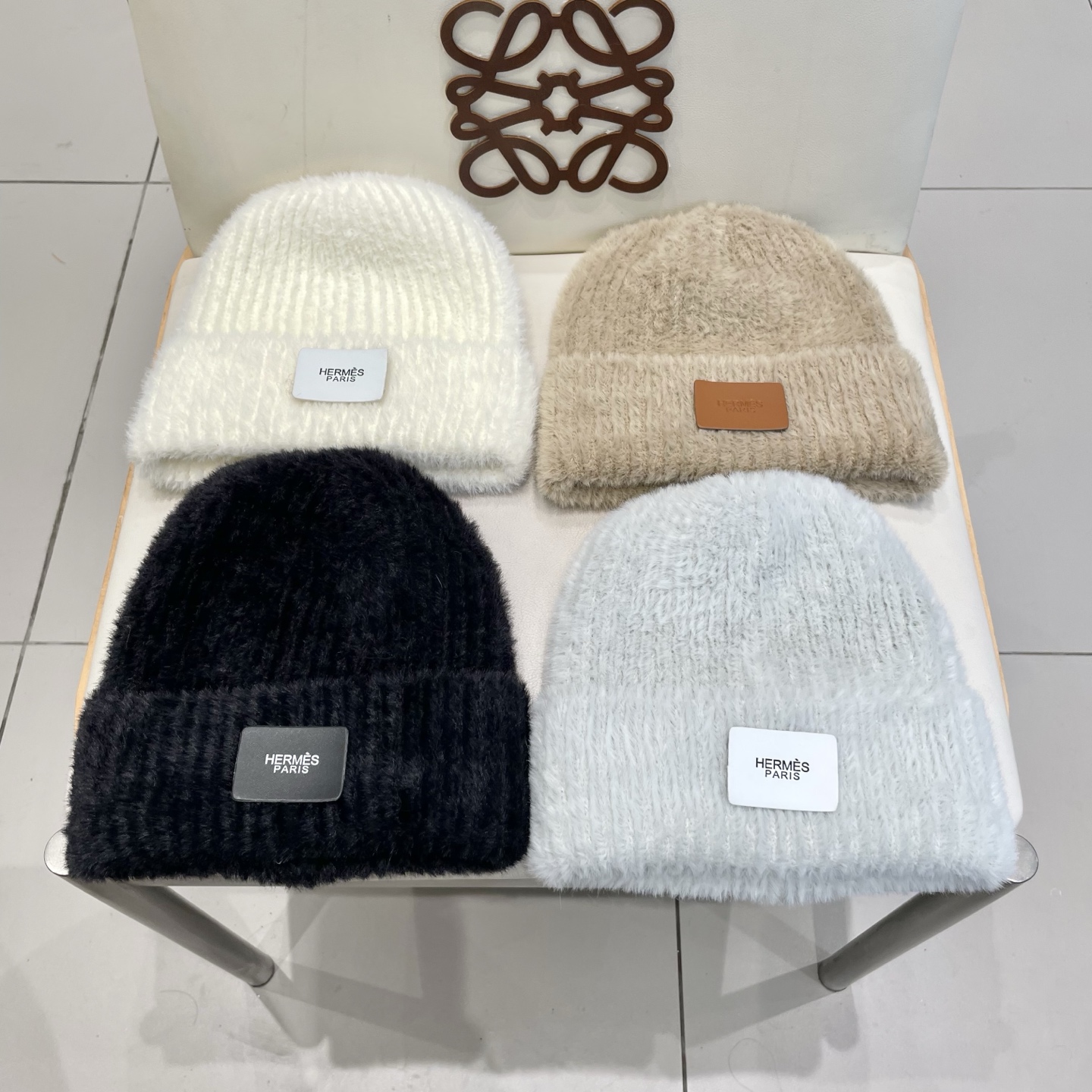 爱马仕HERMES针织毛线帽