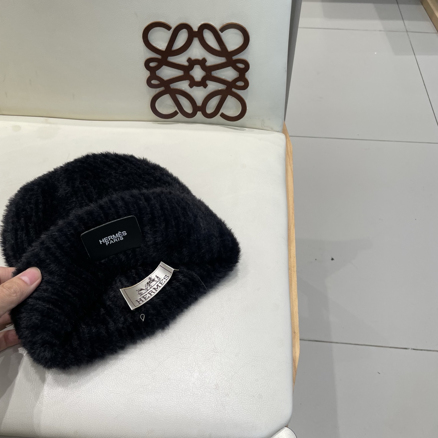 爱马仕HERMES针织毛线帽