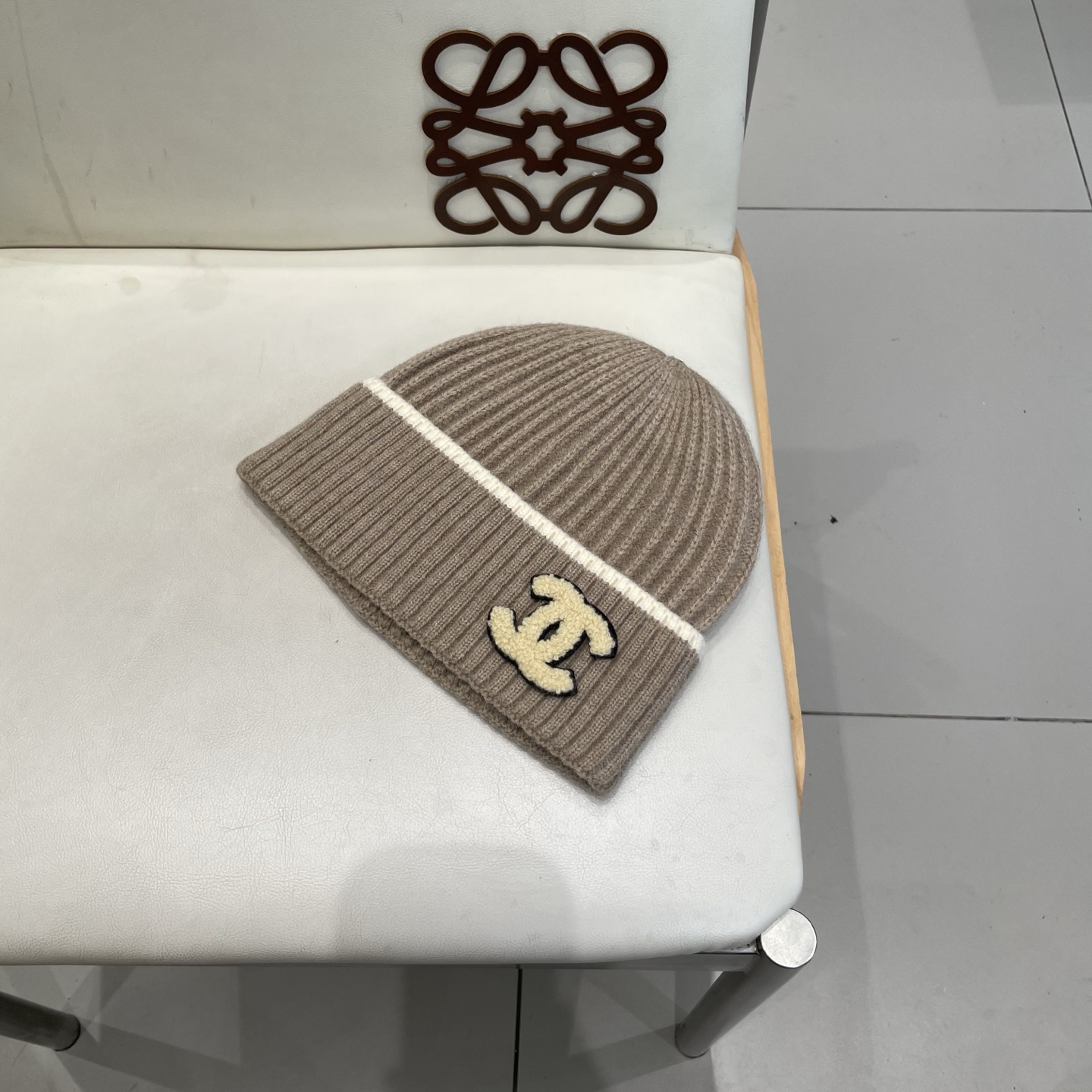 Chanel香奈儿新款羊毛帽 男女通用毛线帽，秋冬冷帽