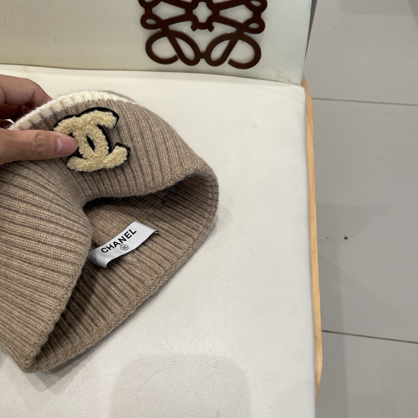 Chanel香奈儿新款羊毛帽 男女通用毛线帽，秋冬冷帽