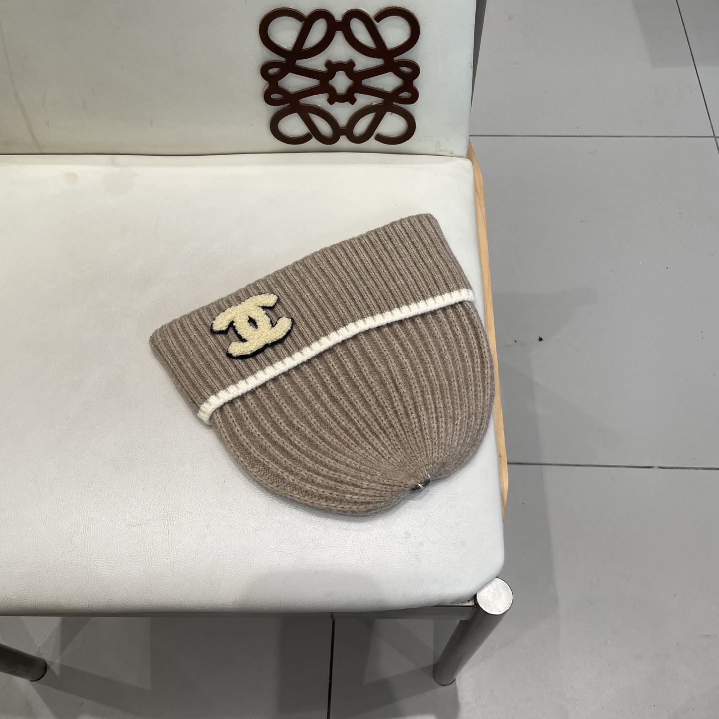 Chanel香奈儿新款羊毛帽 男女通用毛线帽，秋冬冷帽