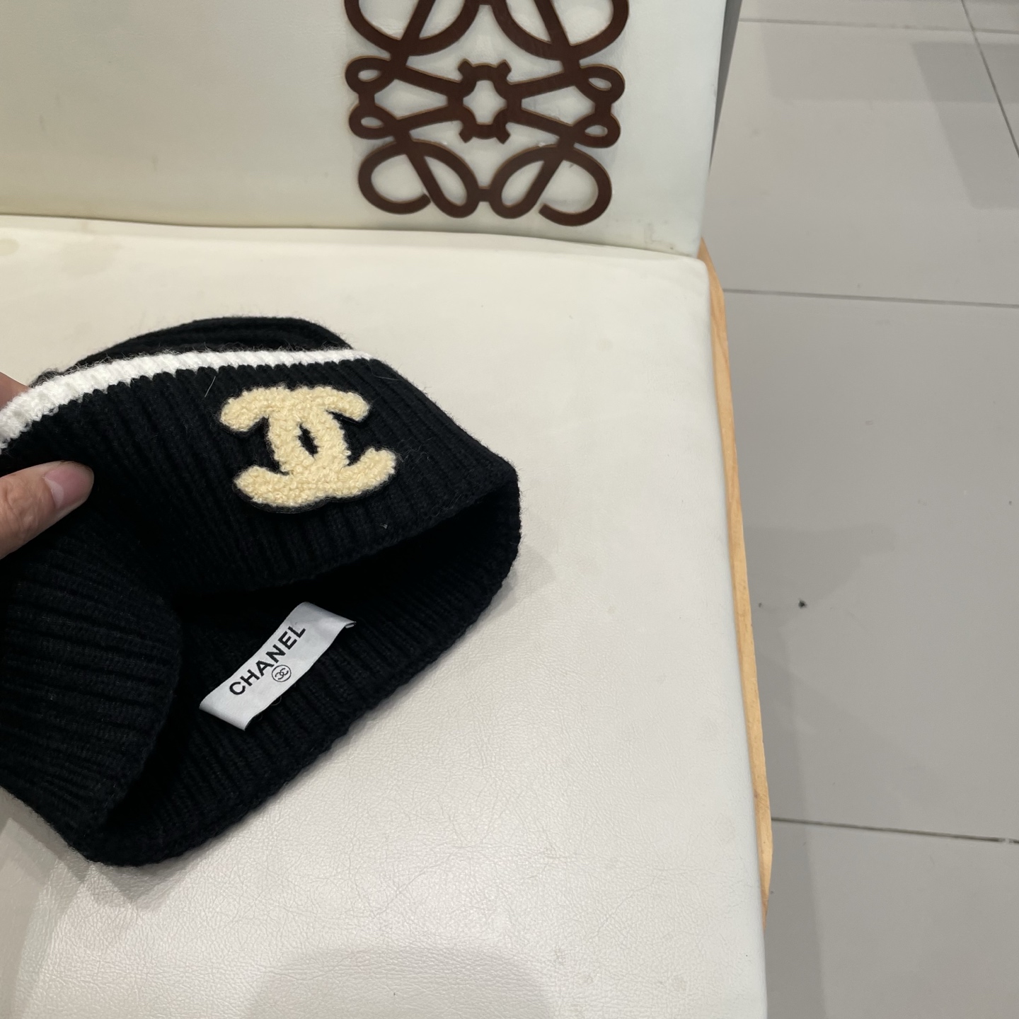 Chanel香奈儿新款羊毛帽 男女通用毛线帽，秋冬冷帽