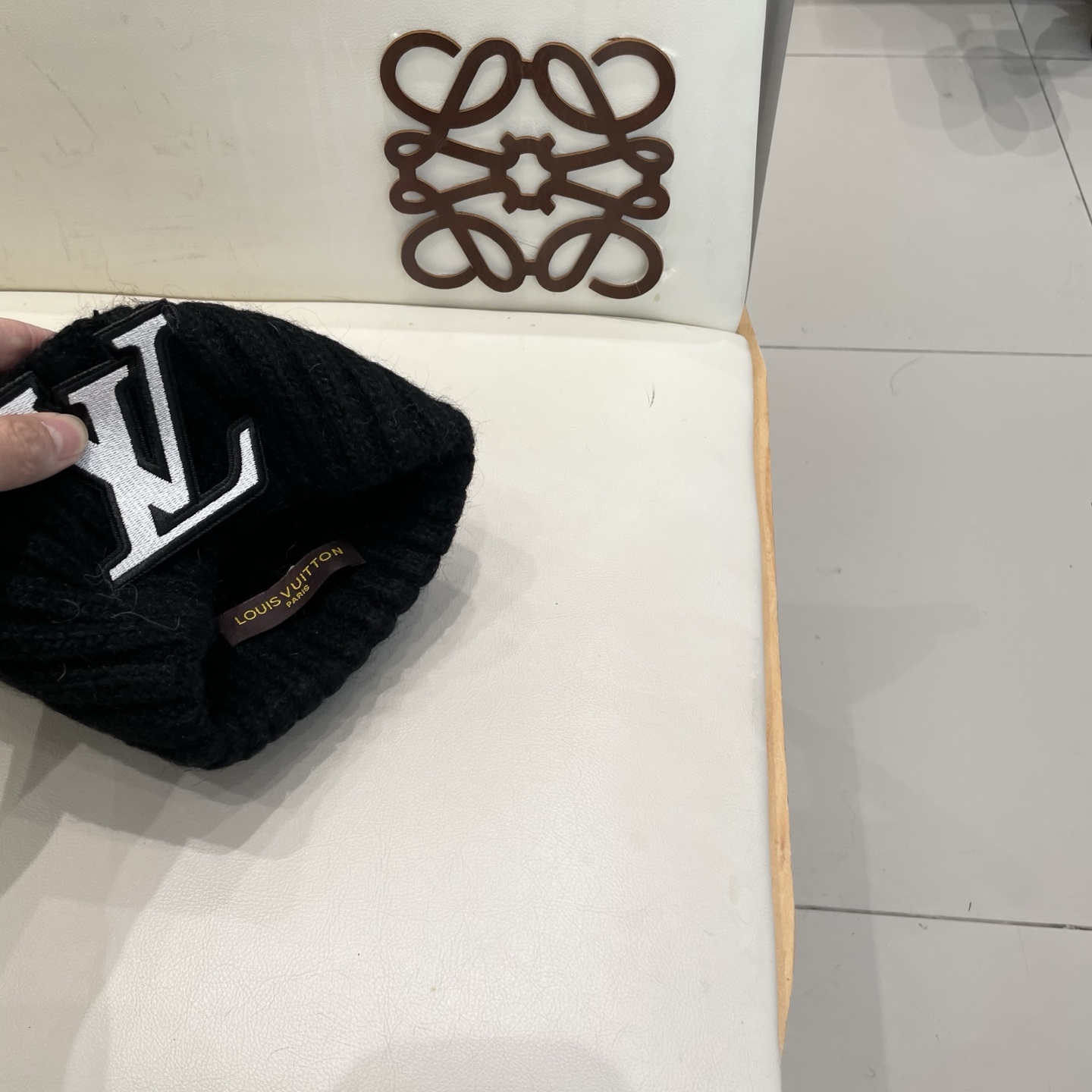 Lv路易斯针织毛线帽