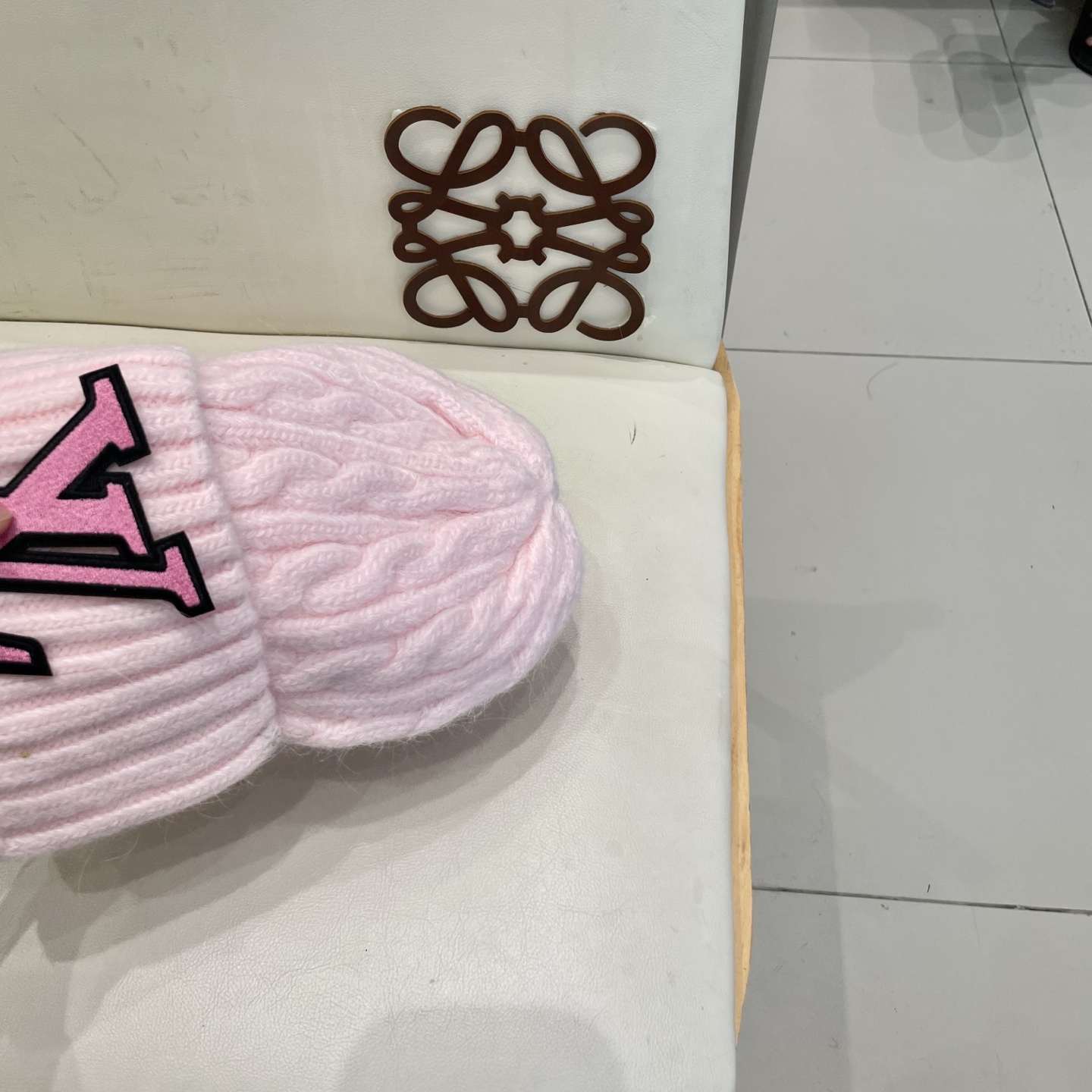 Lv路易斯针织毛线帽