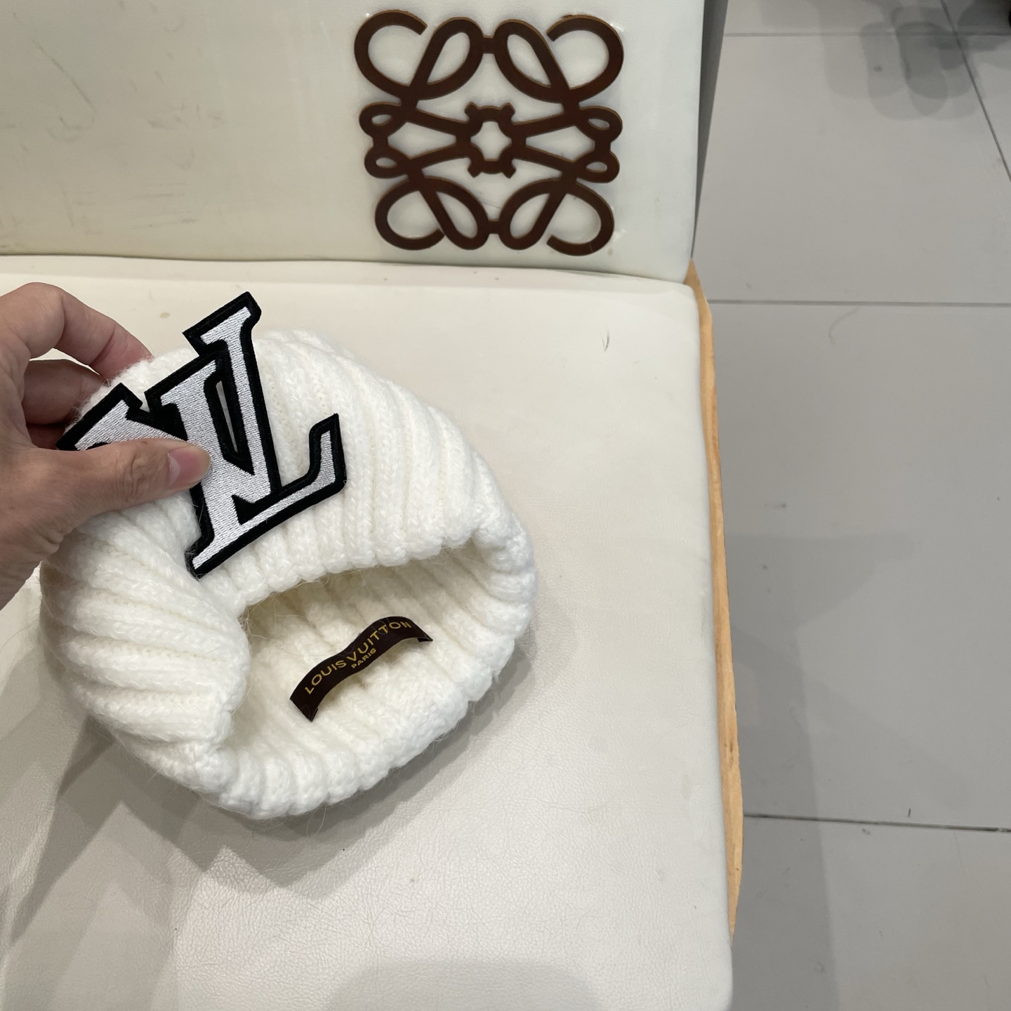 Lv路易斯针织毛线帽