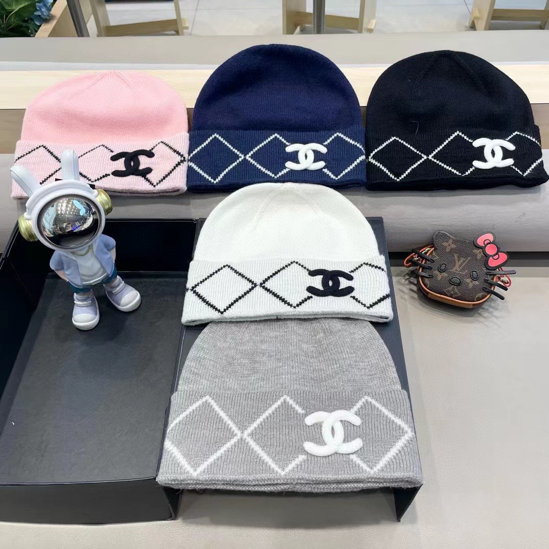 Chanel香奈儿针织毛线帽