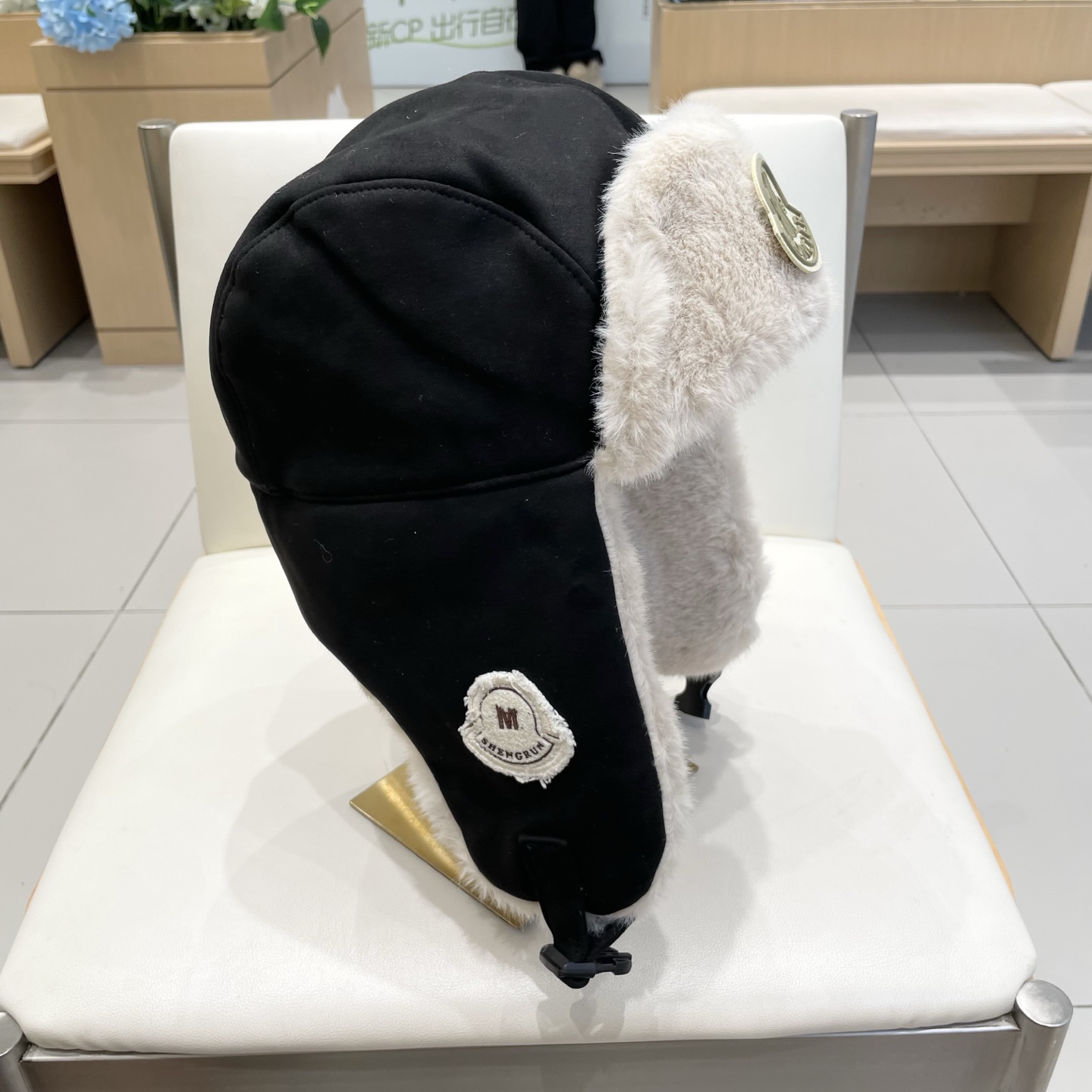 蒙口Moncler盟可睐东北防寒帽子女冬季加绒加厚棉帽户外骑行电动车保暖雪地雷锋帽男