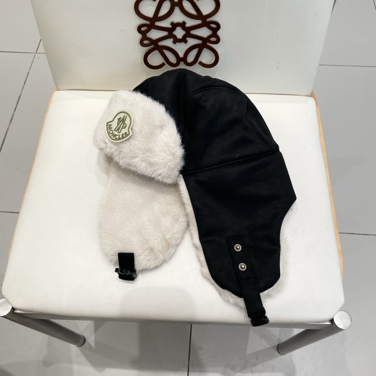 蒙口Moncler盟可睐东北防寒帽子女冬季加绒加厚棉帽户外骑行电动车保暖雪地雷锋帽男