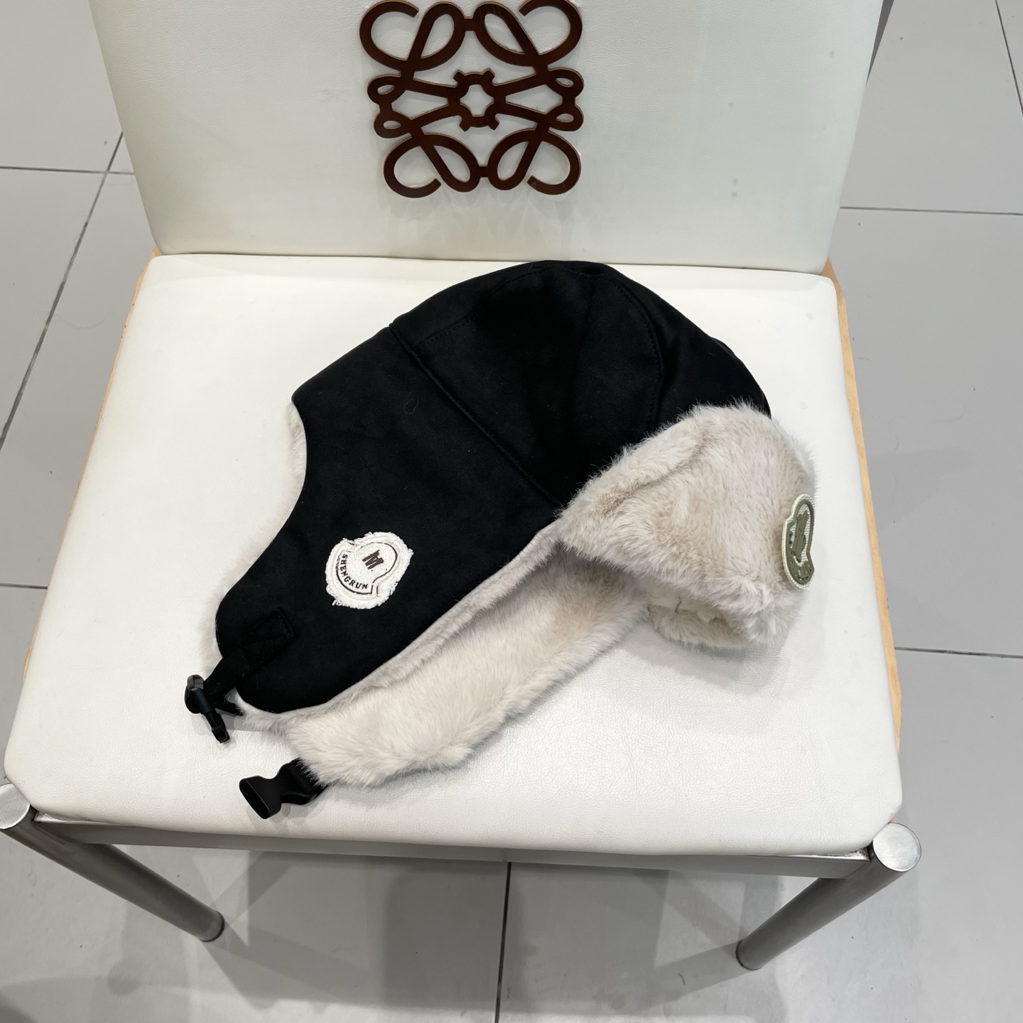 蒙口Moncler盟可睐东北防寒帽子女冬季加绒加厚棉帽户外骑行电动车保暖雪地雷锋帽男