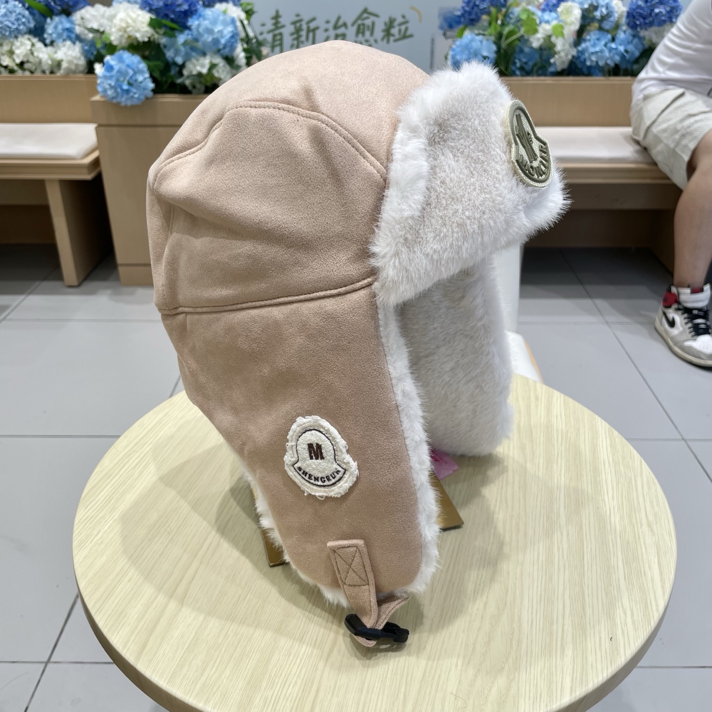 蒙口Moncler盟可睐东北防寒帽子女冬季加绒加厚棉帽户外骑行电动车保暖雪地雷锋帽男