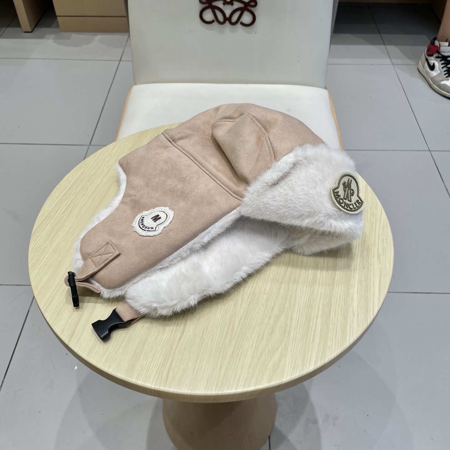 蒙口Moncler盟可睐东北防寒帽子女冬季加绒加厚棉帽户外骑行电动车保暖雪地雷锋帽男