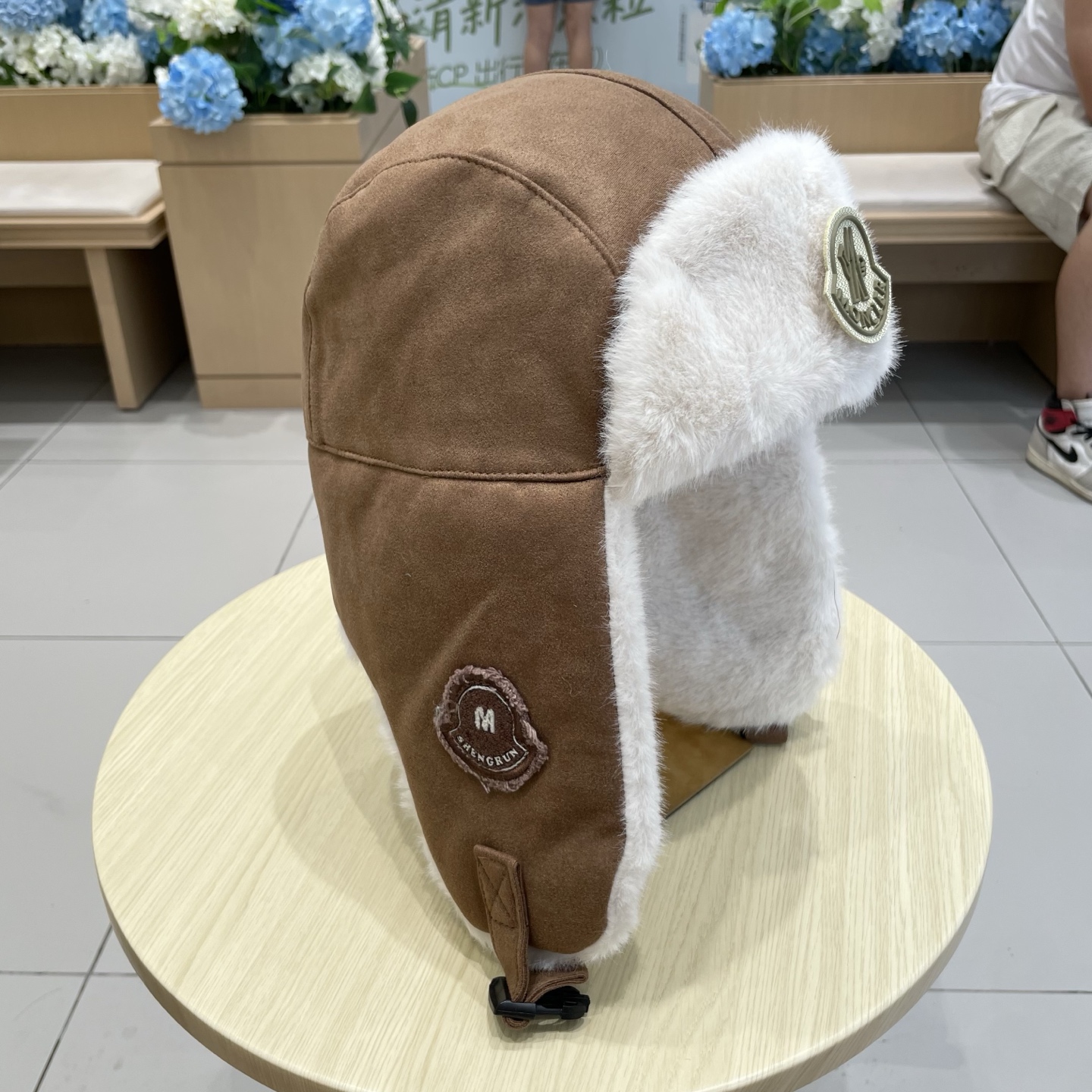 蒙口Moncler盟可睐东北防寒帽子女冬季加绒加厚棉帽户外骑行电动车保暖雪地雷锋帽男