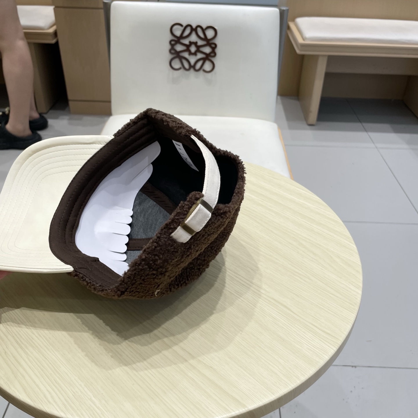 蒙口Moncler盟可睐秋冬羊羔毛棒球帽定制版美拉德色系！​