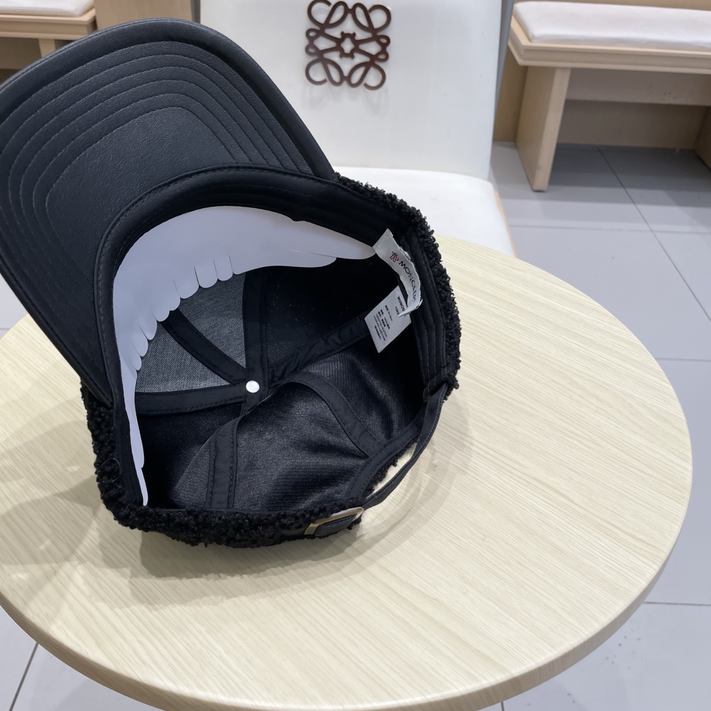 蒙口Moncler盟可睐秋冬羊羔毛棒球帽定制版美拉德色系！​