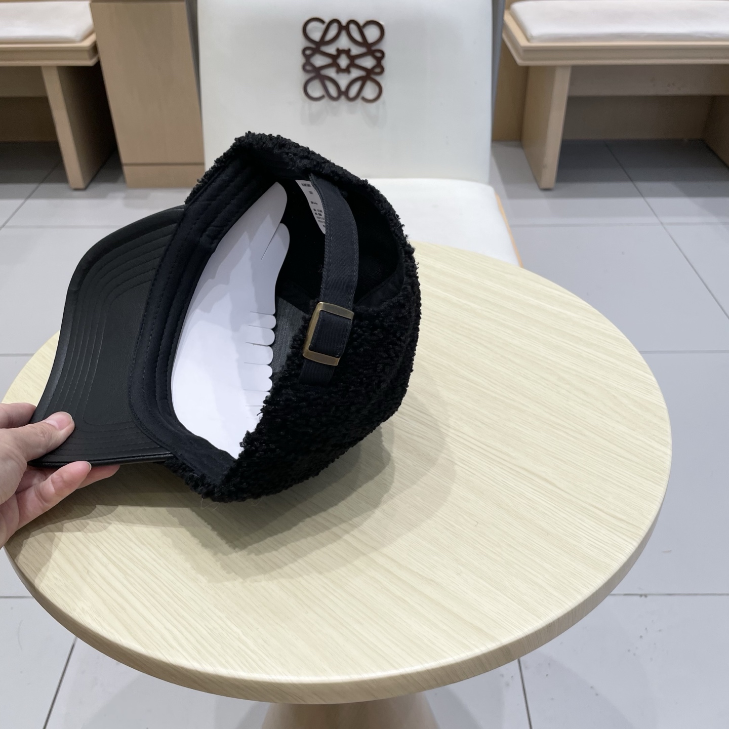 蒙口Moncler盟可睐秋冬羊羔毛棒球帽定制版美拉德色系！​