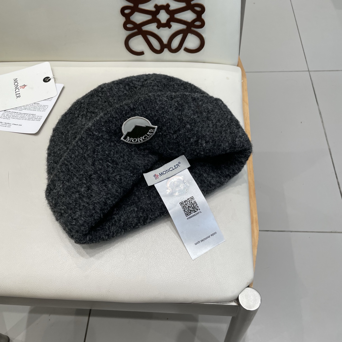 chanel香奈儿针织毛线帽大头围软糯帽女秋冬保暖针织帽情侣冷帽