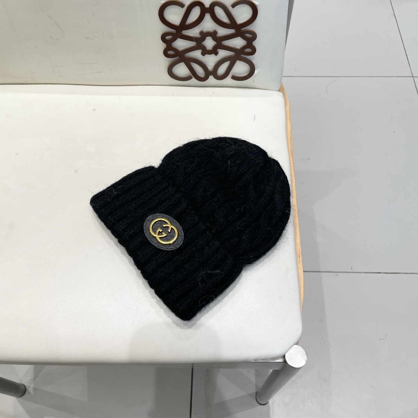 Gucci古奇秋冬新款毛线帽，羊毛面料，男女同款