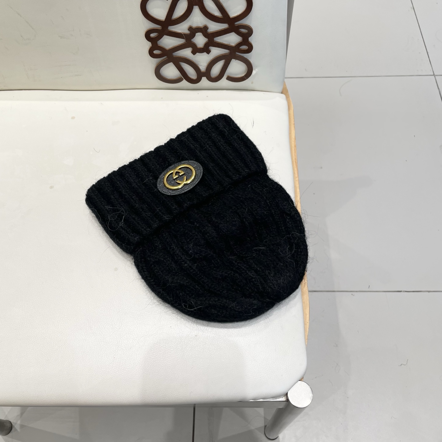 Gucci古奇秋冬新款毛线帽，羊毛面料，男女同款