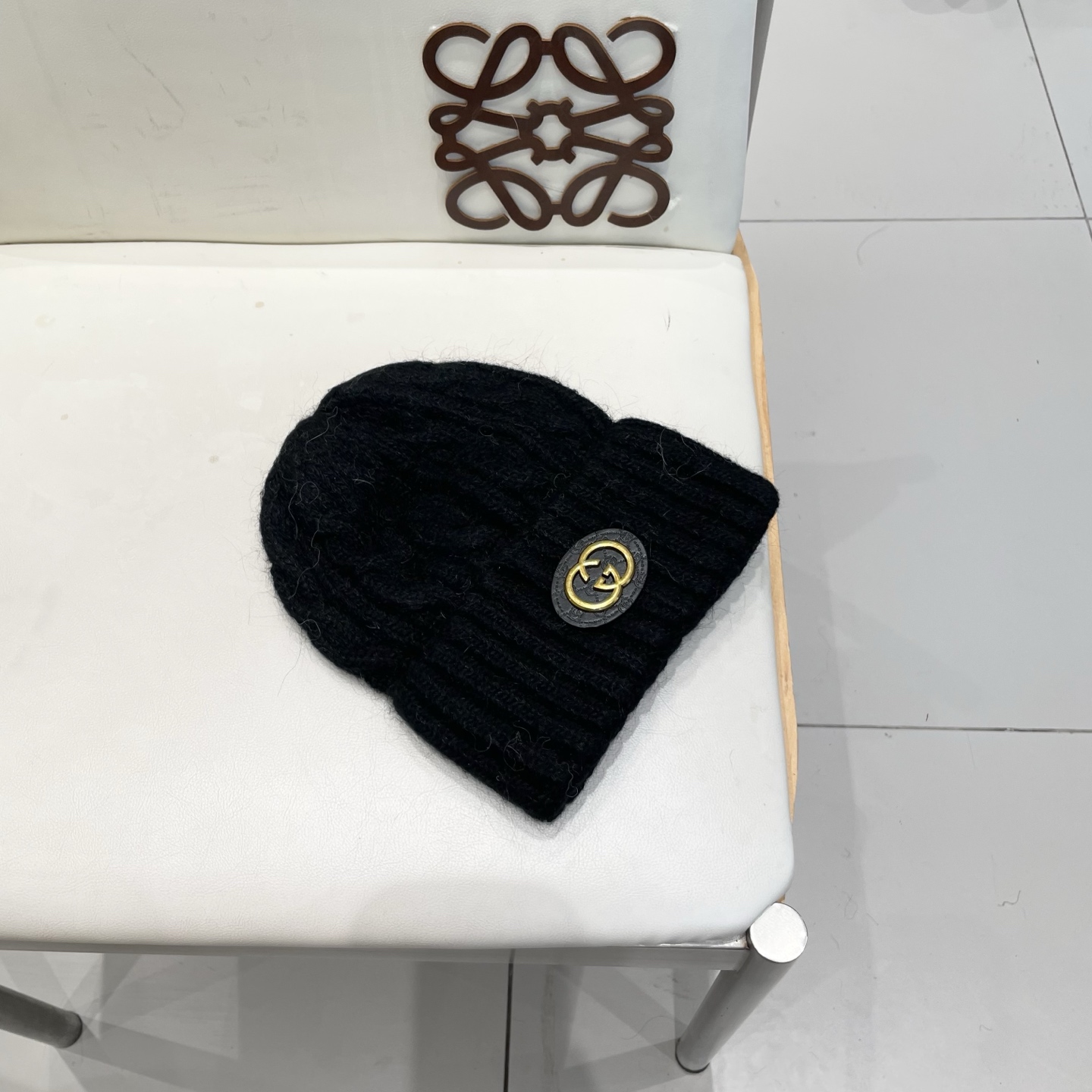 Gucci古奇秋冬新款毛线帽，羊毛面料，男女同款