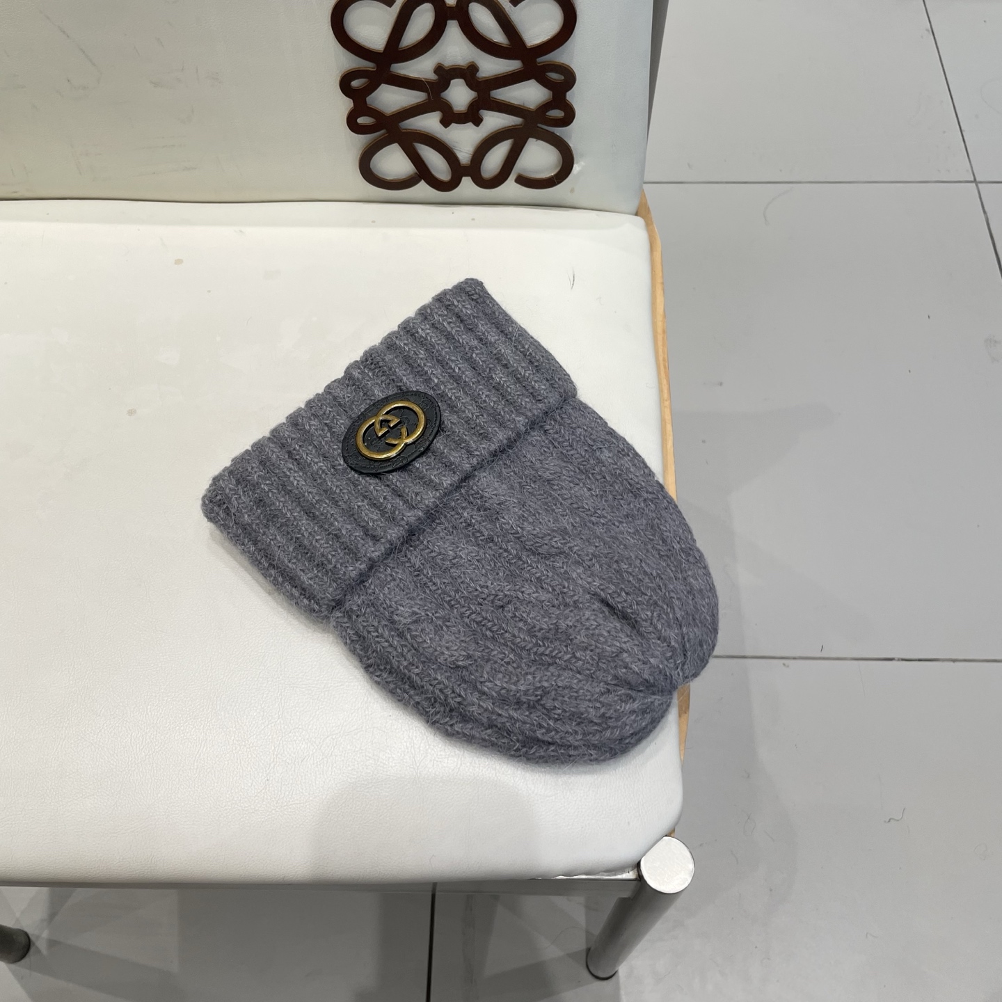 Gucci古奇秋冬新款毛线帽，羊毛面料，男女同款