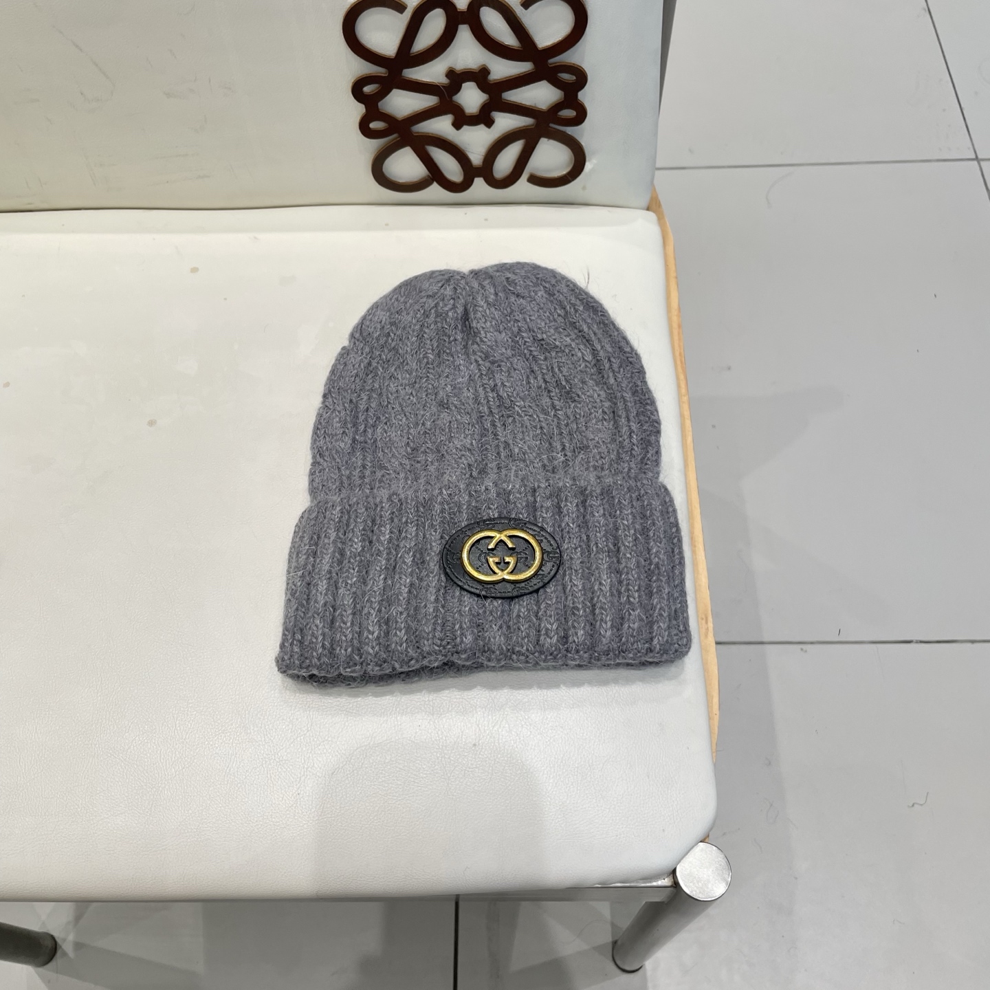 Gucci古奇秋冬新款毛线帽，羊毛面料，男女同款