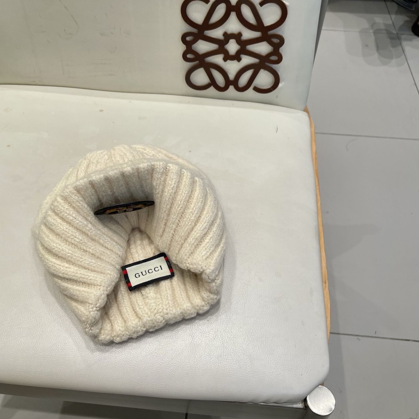 Gucci古奇秋冬新款毛线帽，羊毛面料，男女同款