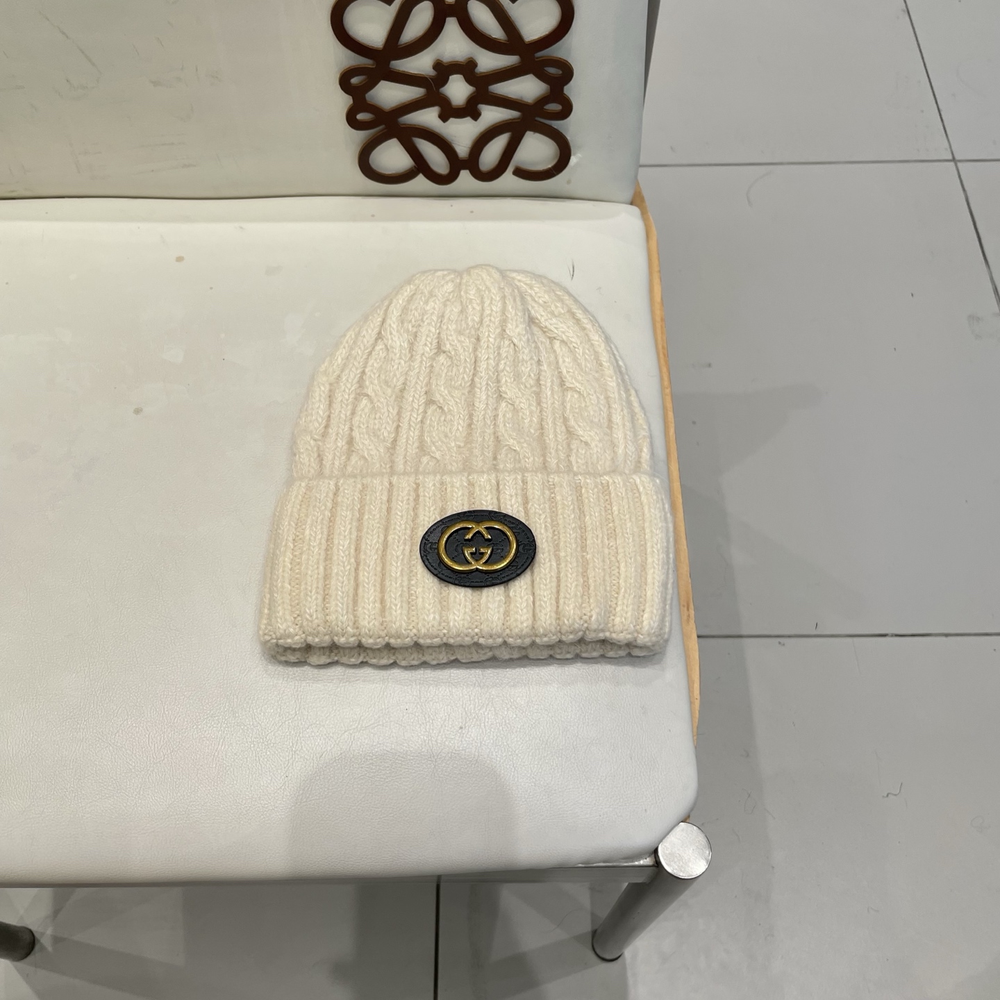 Gucci古奇秋冬新款毛线帽，羊毛面料，男女同款