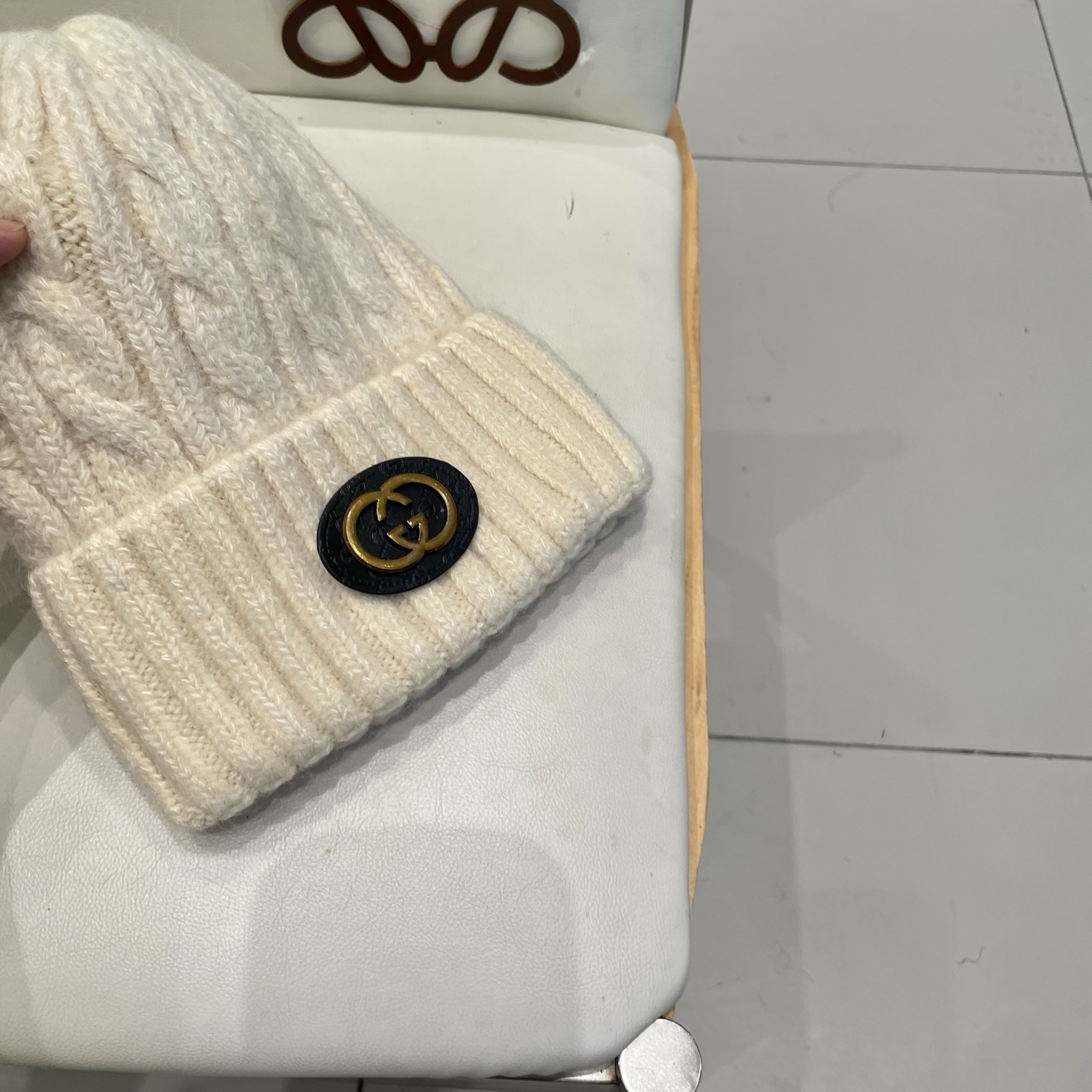 Gucci古奇秋冬新款毛线帽，羊毛面料，男女同款